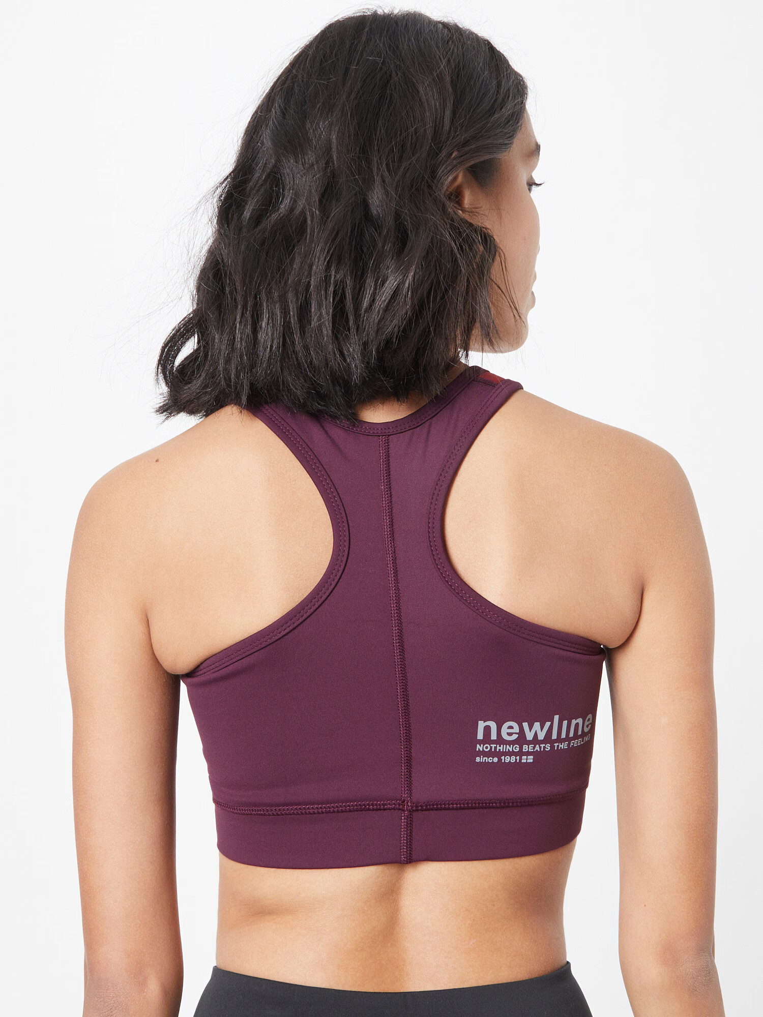 Newline Sutien sport roșu vin - Pled.ro