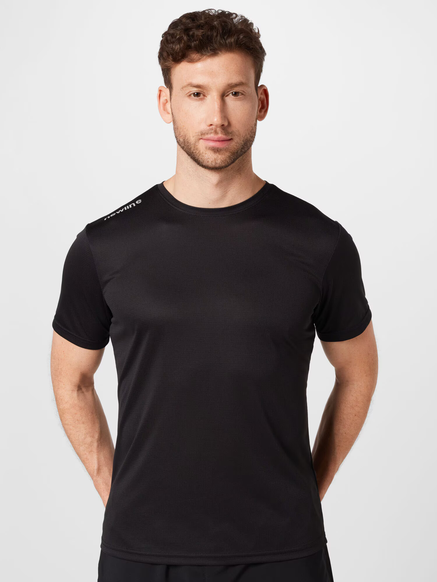 Newline Tricou negru / alb - Pled.ro