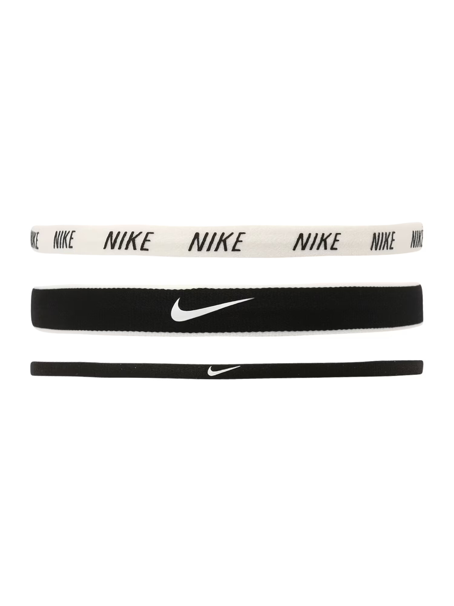 NIKE Bandană sport negru / alb - Pled.ro