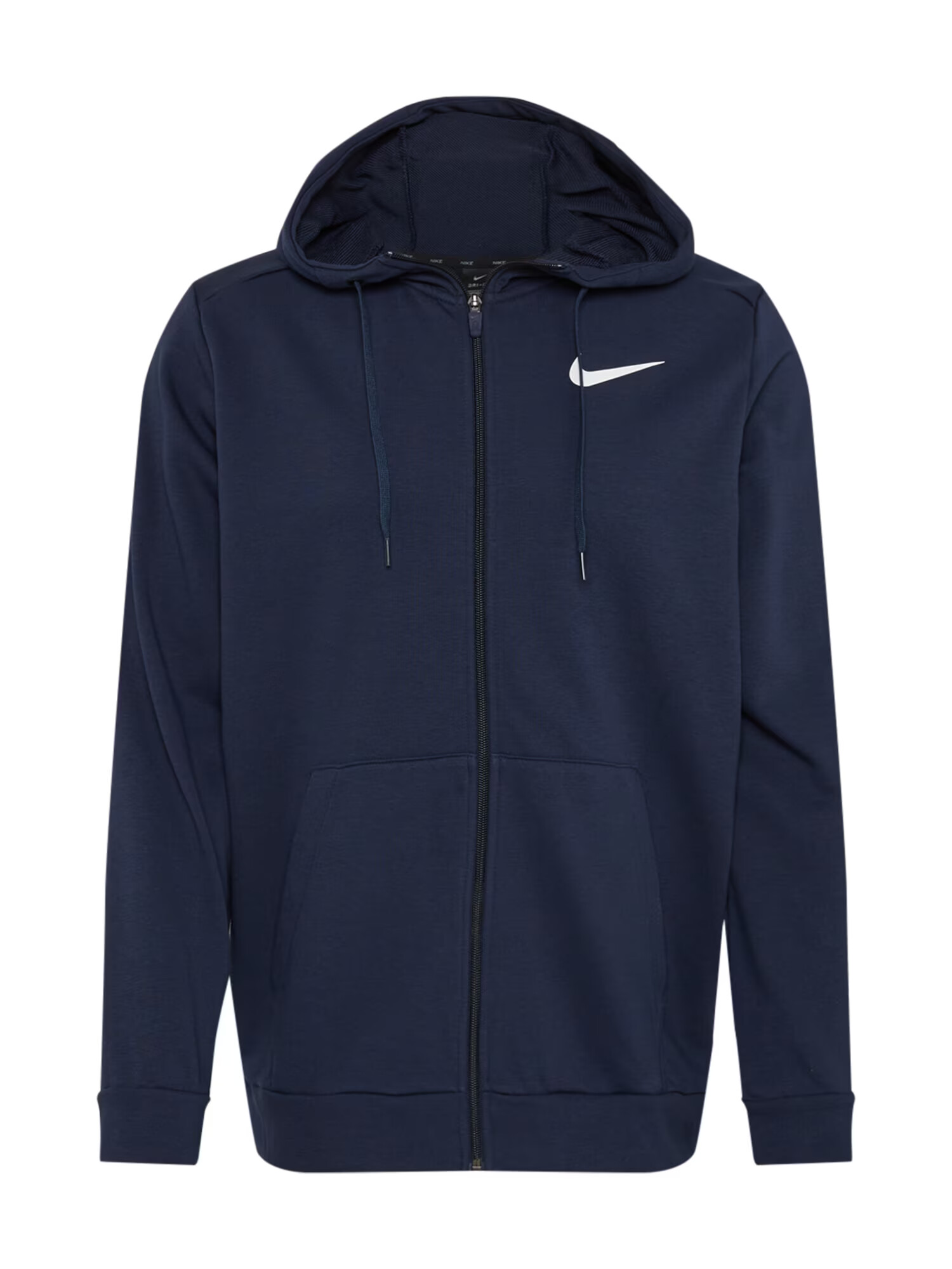 NIKE Bluză cu fermoar sport bleumarin / alb - Pled.ro