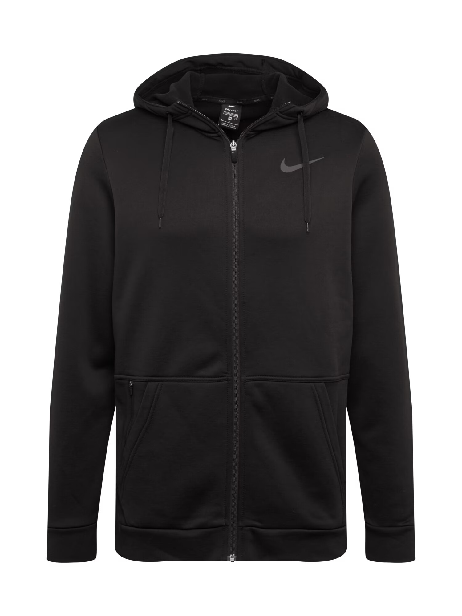 NIKE Bluză cu fermoar sport negru - Pled.ro