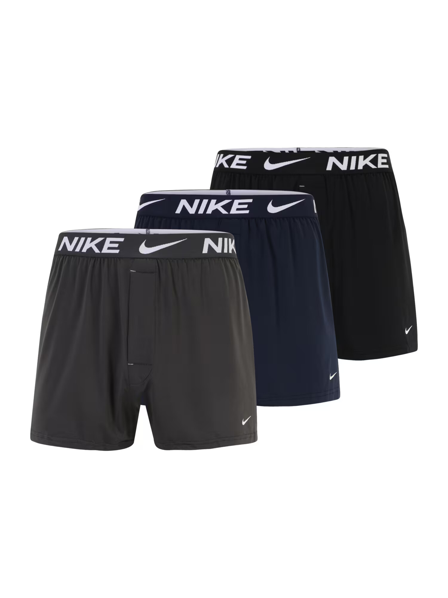 NIKE Chiloți sport 'Essential' albastru noapte / gri metalic / alb - Pled.ro