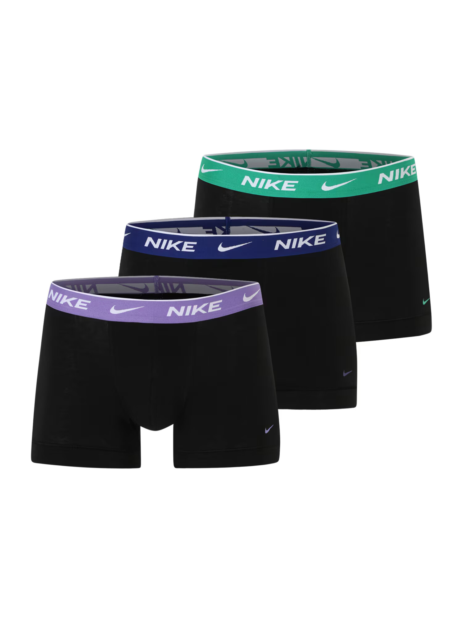 NIKE Chiloți sport albastru ultramarin / verde iarbă / mov lavandă / negru - Pled.ro