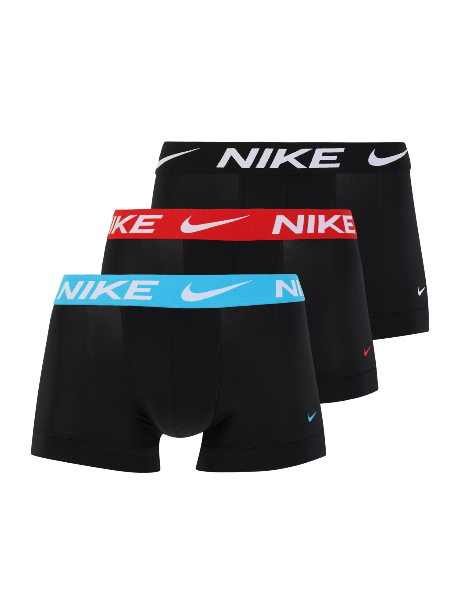 NIKE Chiloți sport azur / roșu intens / negru / alb murdar - Pled.ro