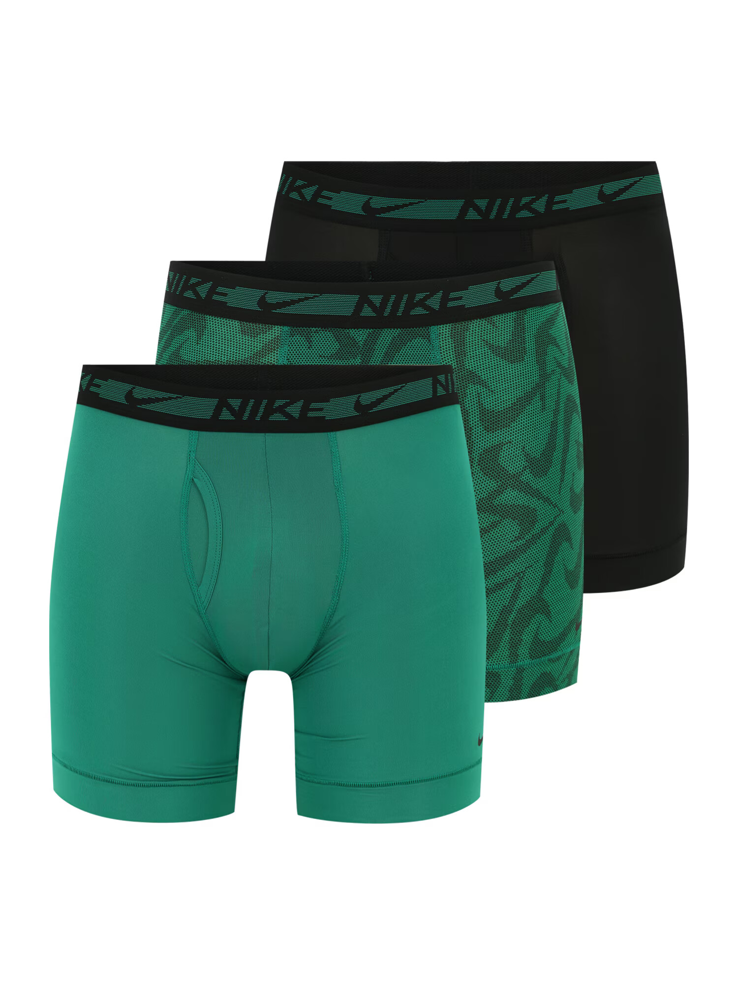 NIKE Chiloți sport verde jad / negru - Pled.ro