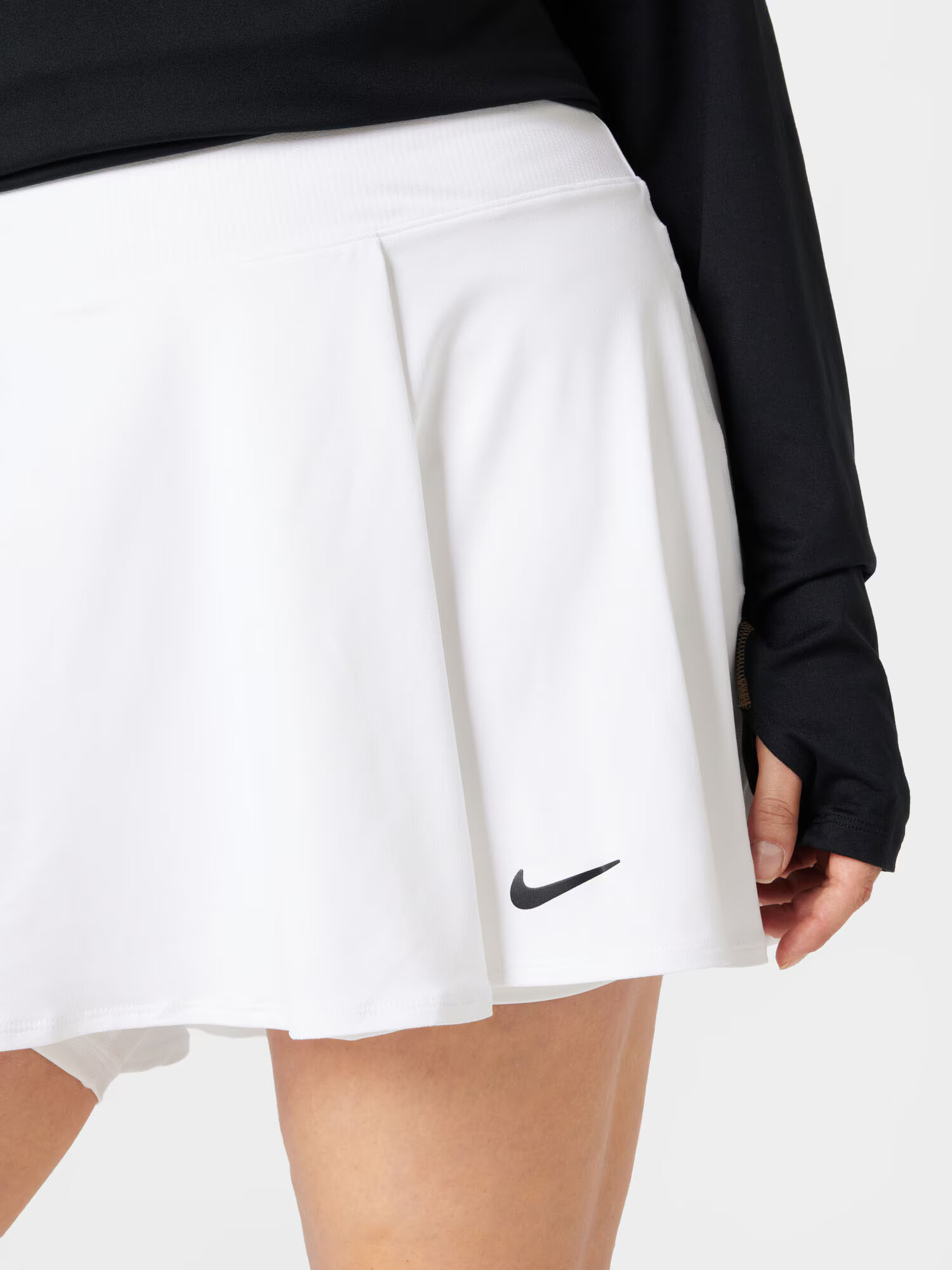 Nike Sportswear Fustă sport negru / alb - Pled.ro