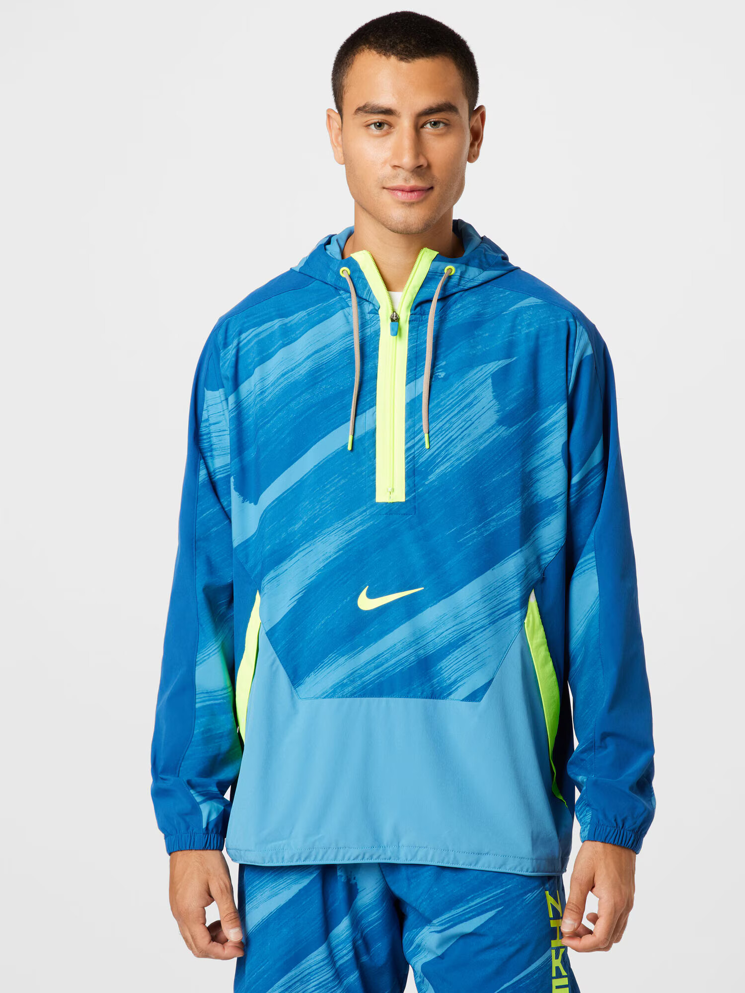 NIKE Geacă sport albastru / albastru deschis / verde stuf - Pled.ro