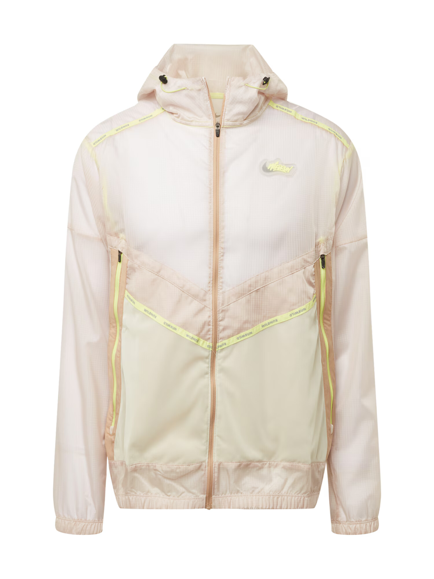 NIKE Geacă sport galben / gri deschis / roz pudră - Pled.ro