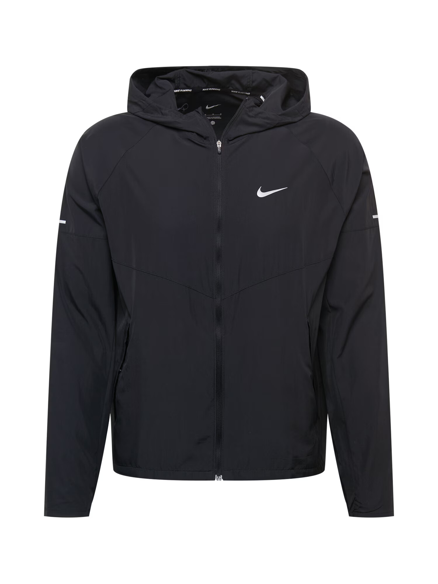 NIKE Geacă sport negru / alb - Pled.ro