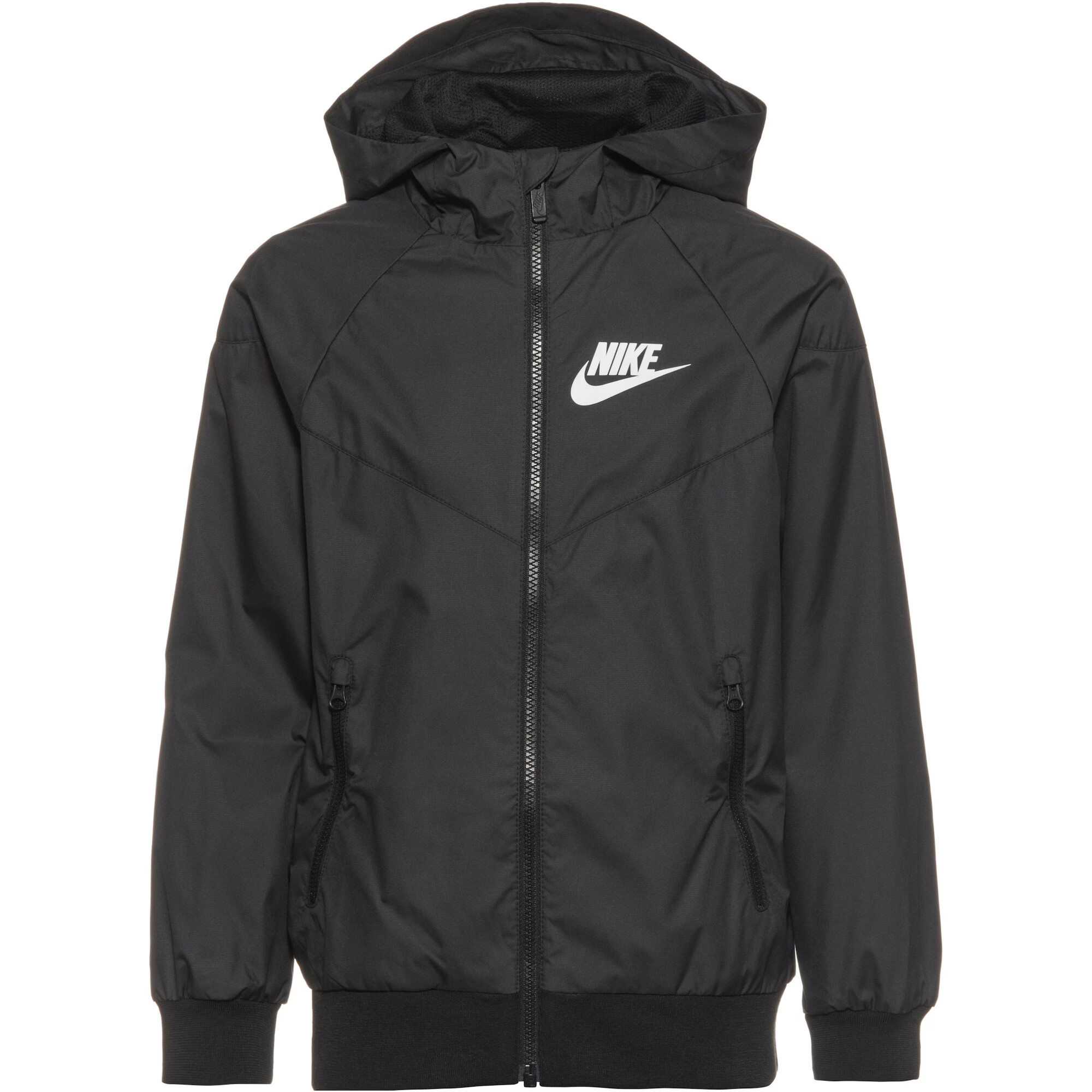 Nike Sportswear Geacă de primăvară-toamnă negru / alb - Pled.ro