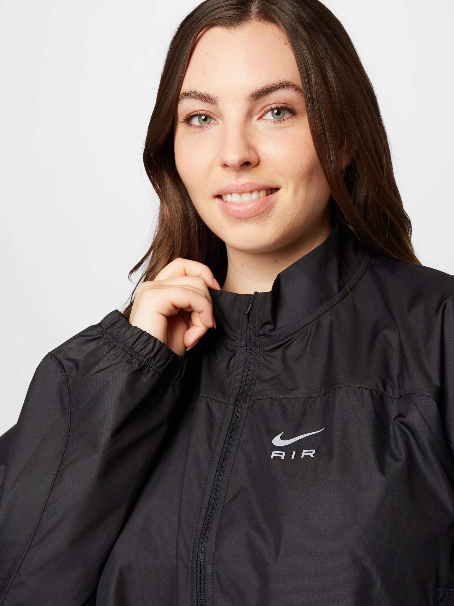 Nike Sportswear Geacă sport negru / alb - Pled.ro