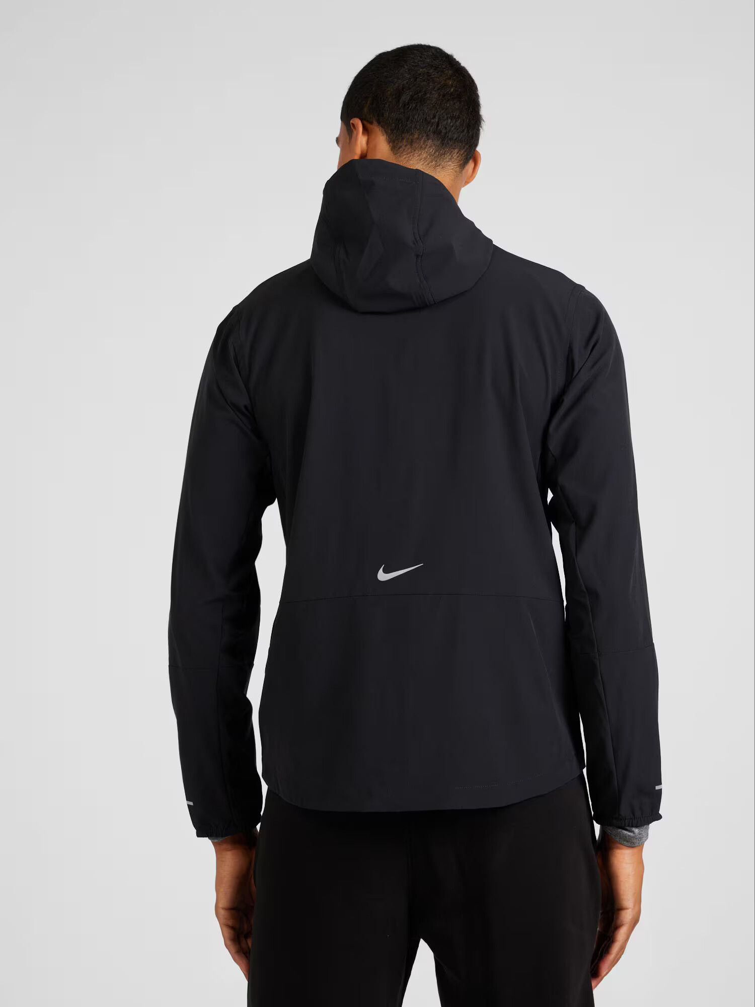 NIKE Geacă sport negru / argintiu - Pled.ro