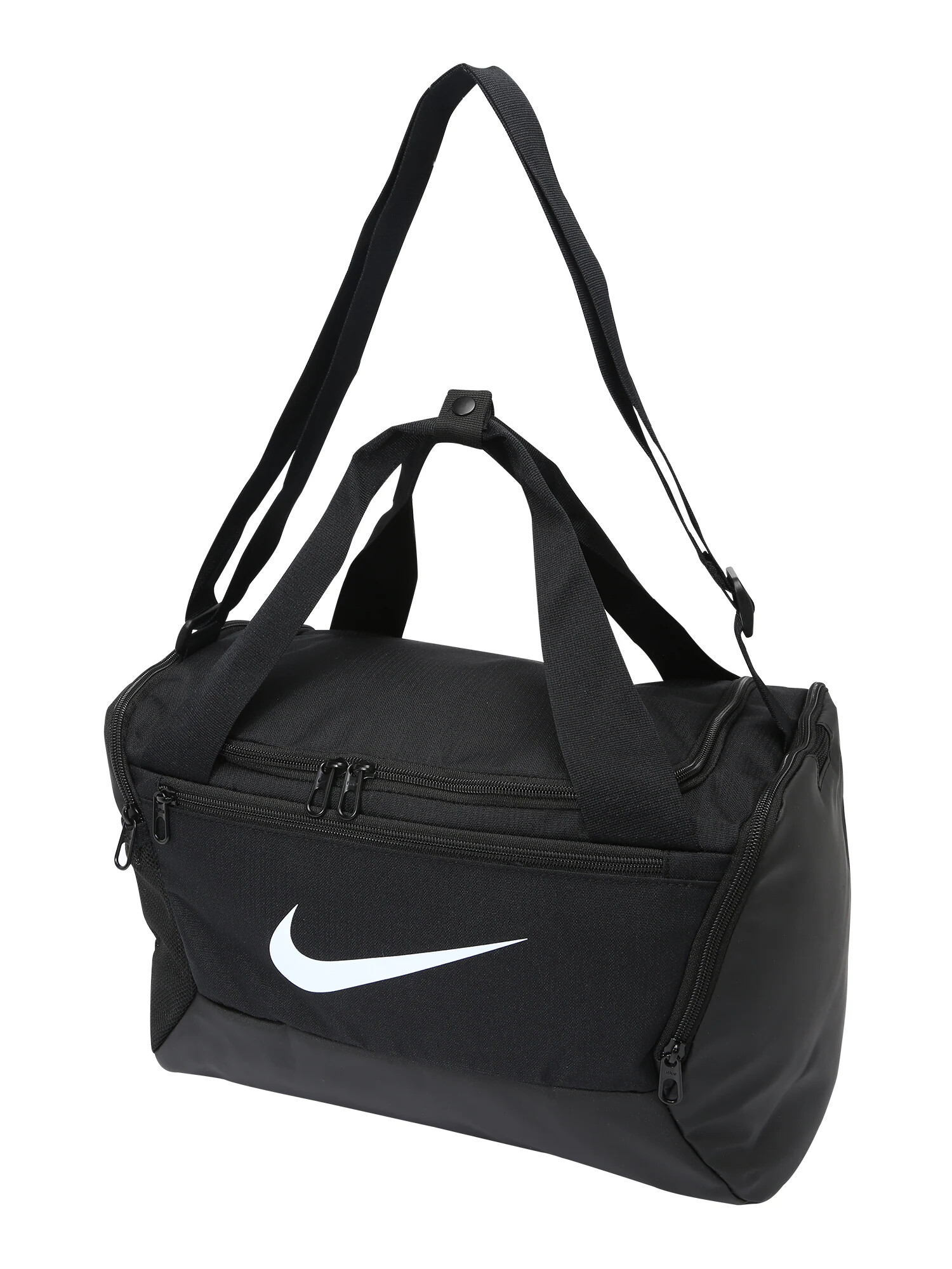 NIKE Geantă sport 'Brasilia 9.5' negru / alb - Pled.ro