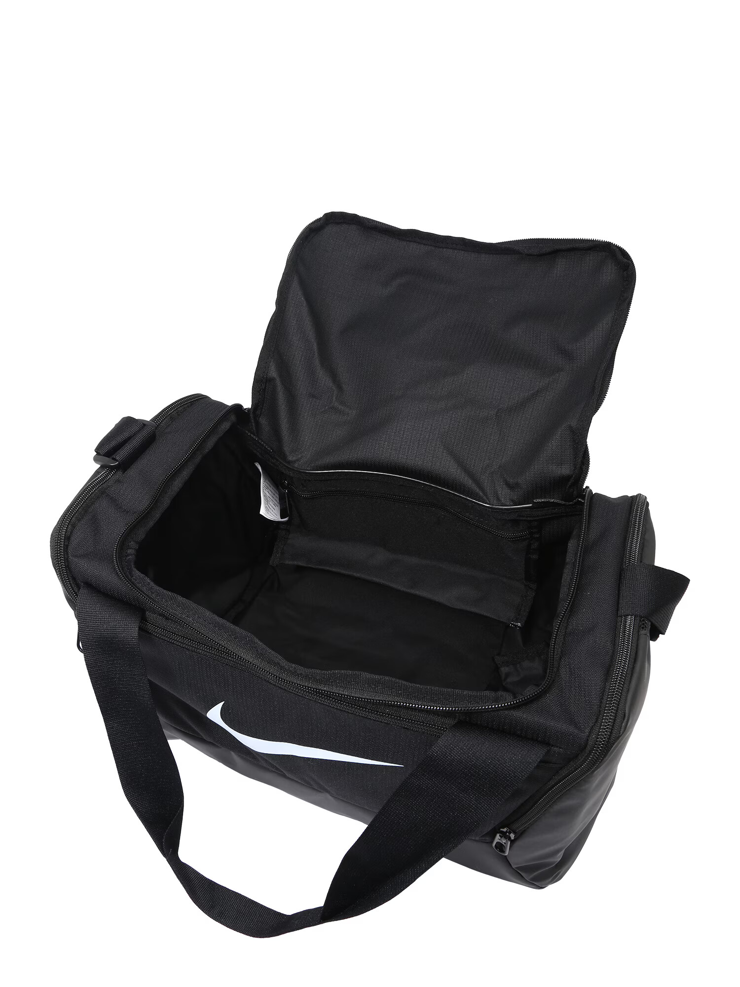 NIKE Geantă sport 'Brasilia 9.5' negru / alb - Pled.ro