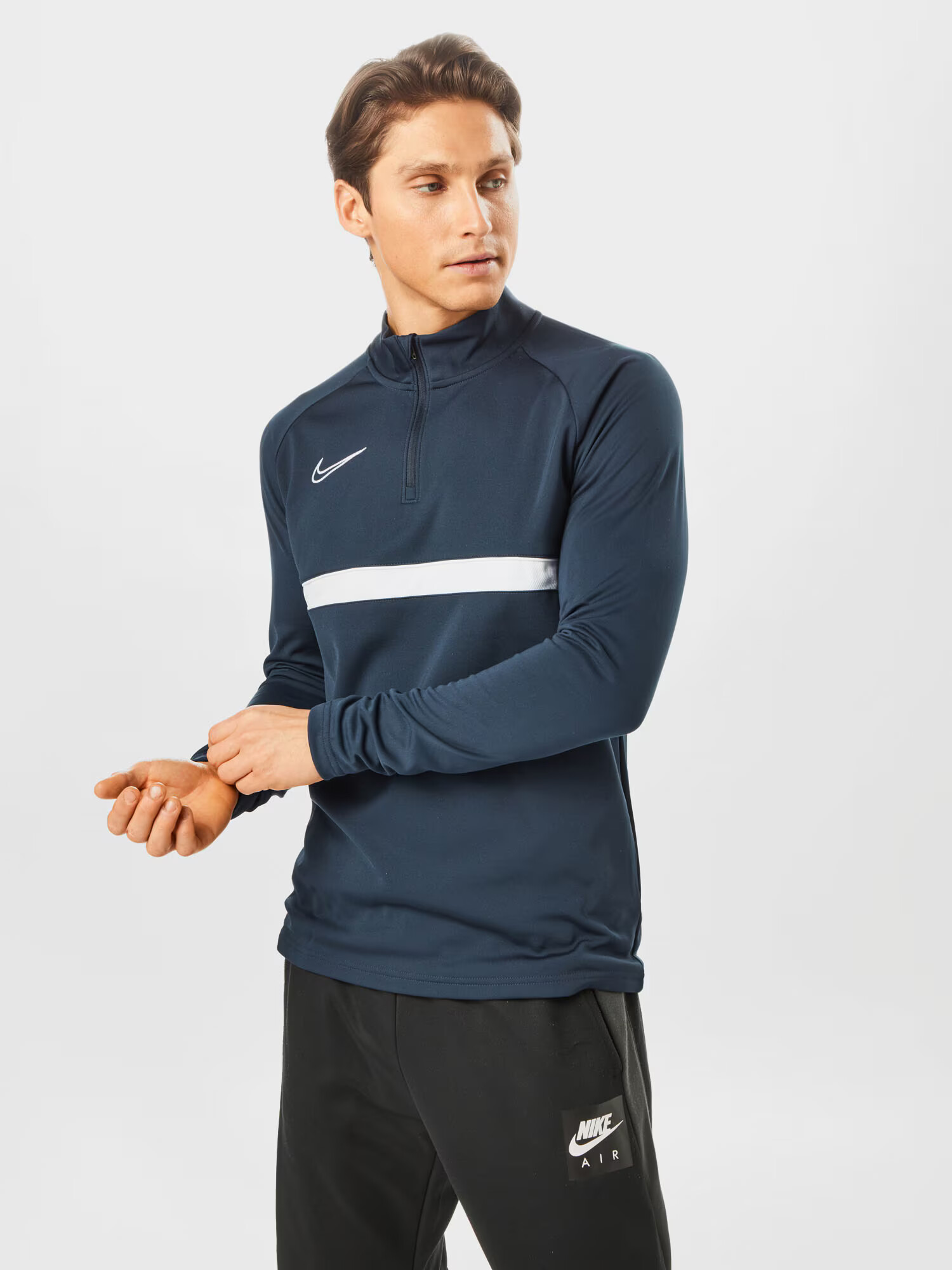 NIKE Hanorac sport 'Academy' bleumarin / alb - Pled.ro