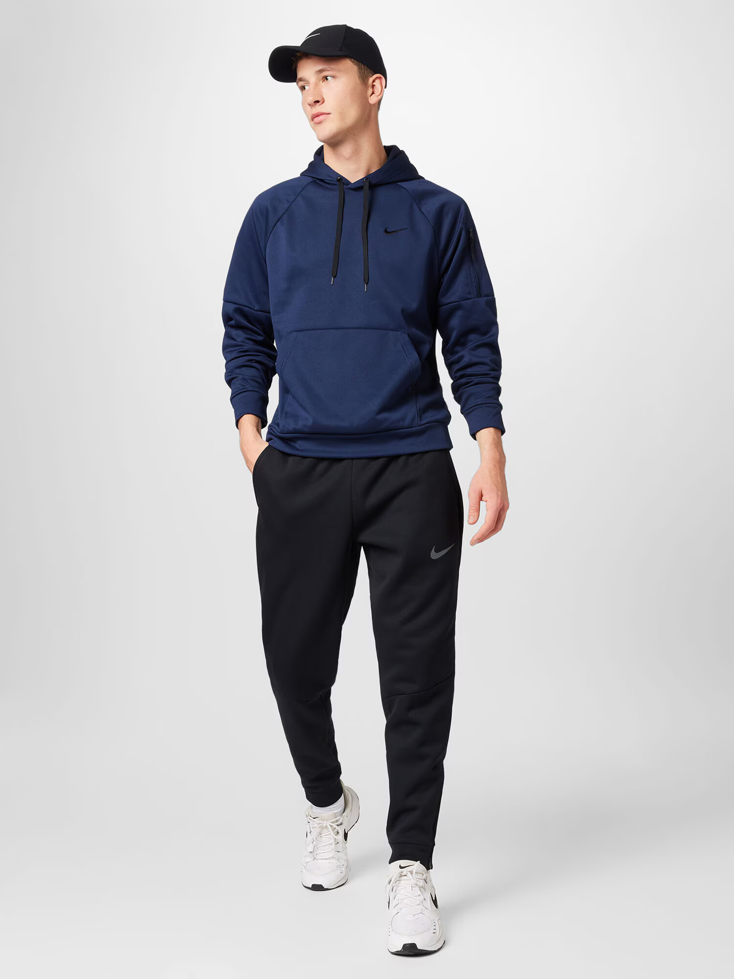 NIKE Hanorac sport bleumarin - Pled.ro