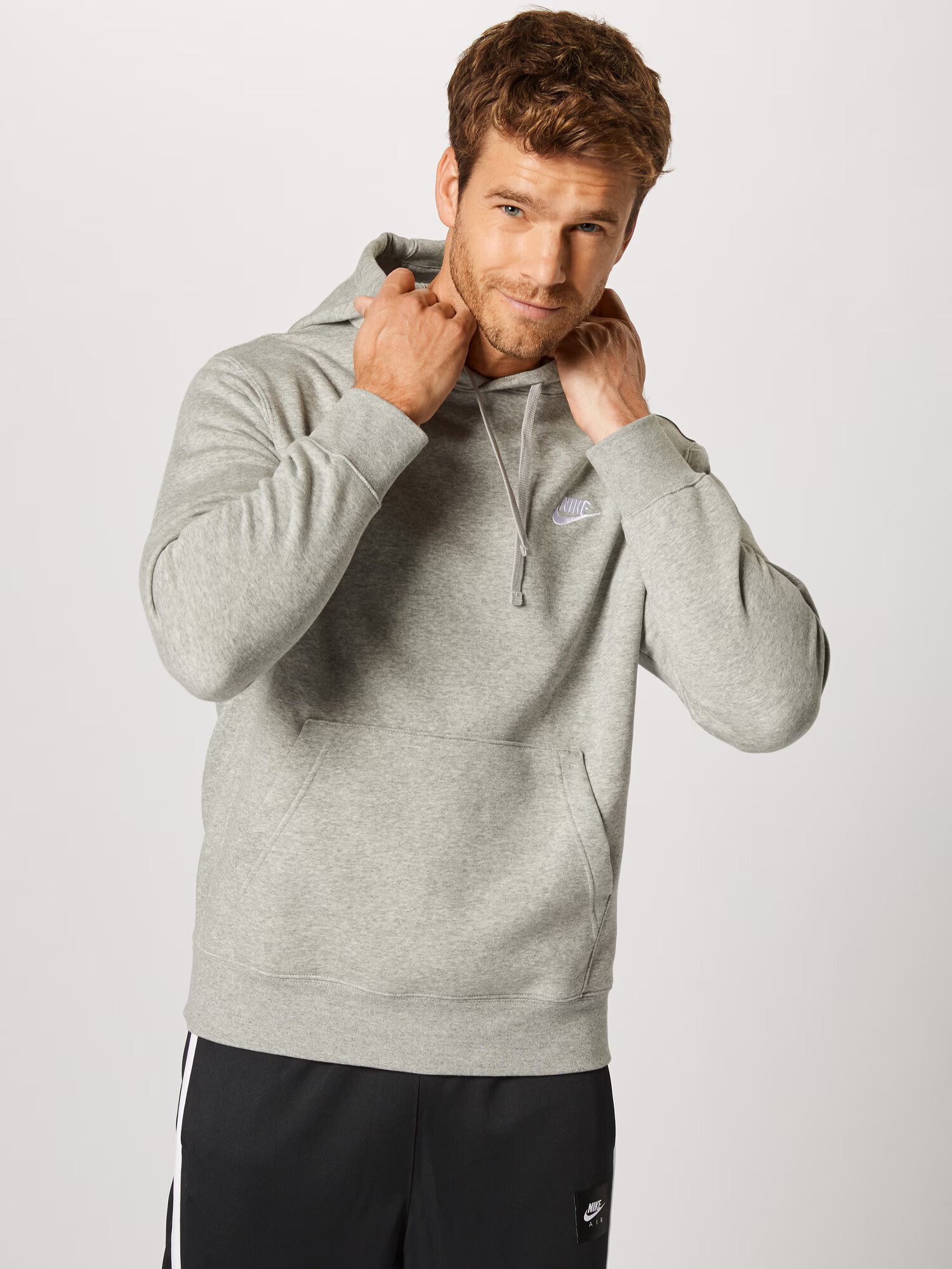 Nike Sportswear Bluză de molton 'Club Fleece' gri amestecat - Pled.ro