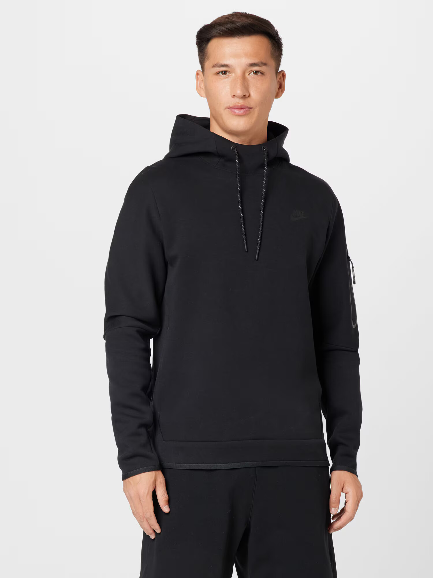 NIKE Hanorac sport gri închis / negru - Pled.ro