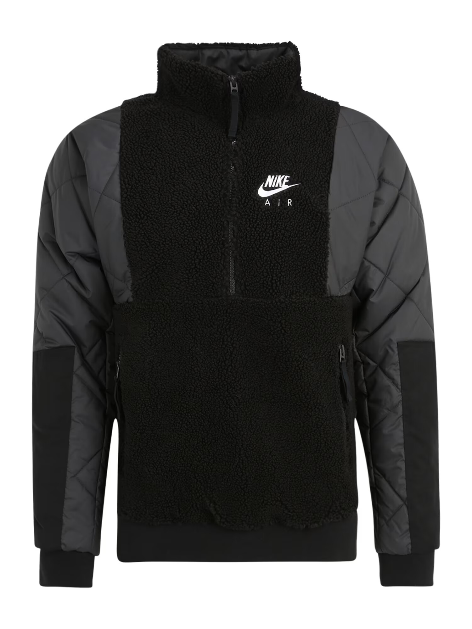 NIKE Hanorac sport gri / negru / alb - Pled.ro