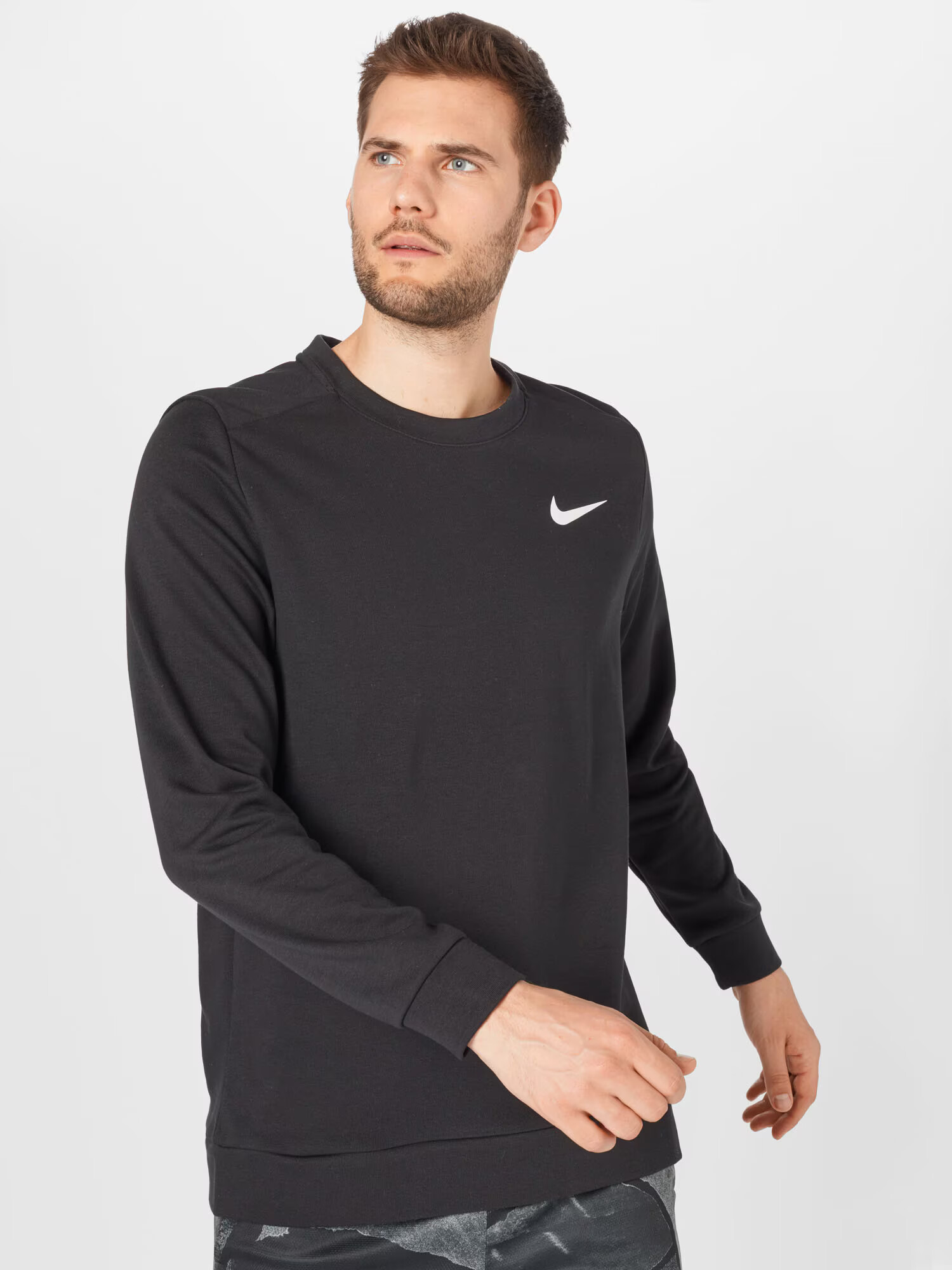 NIKE Hanorac sport negru / alb - Pled.ro