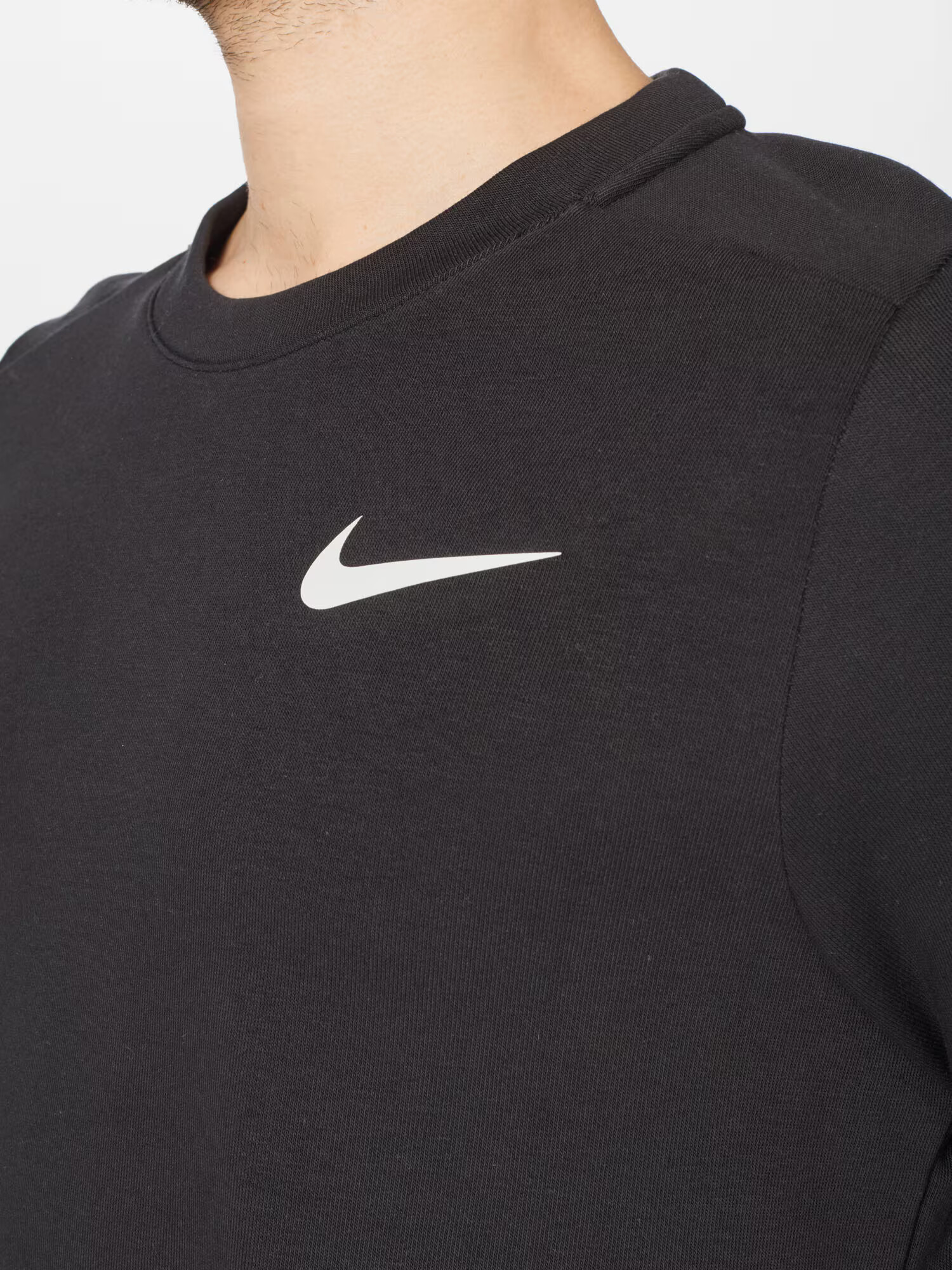 NIKE Hanorac sport negru / alb - Pled.ro