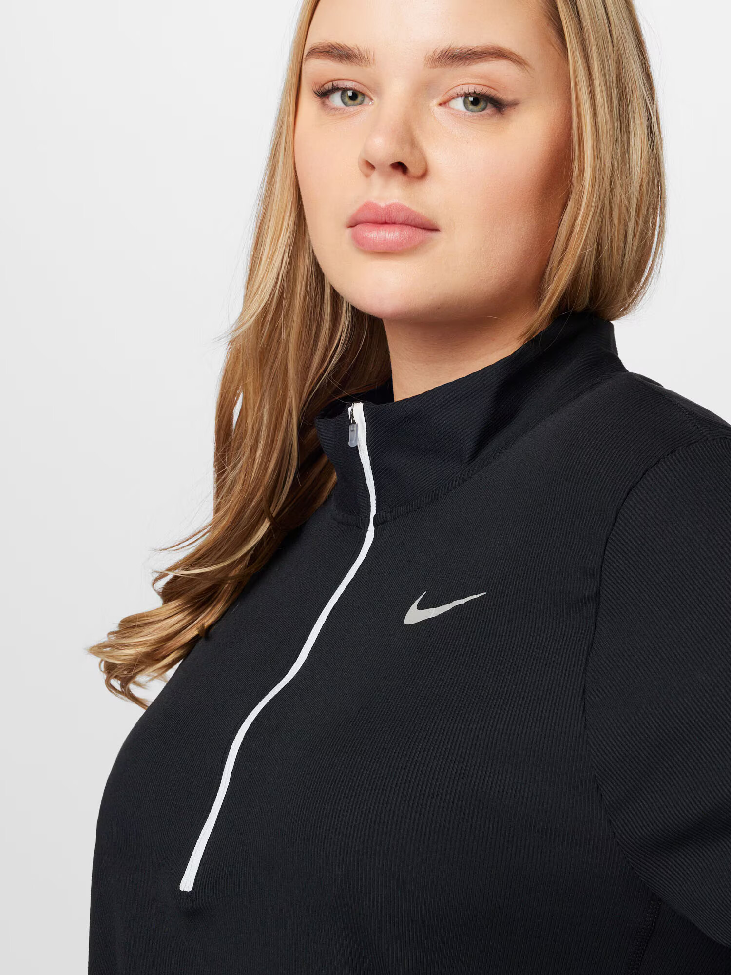 Nike Sportswear Hanorac sport negru / alb - Pled.ro