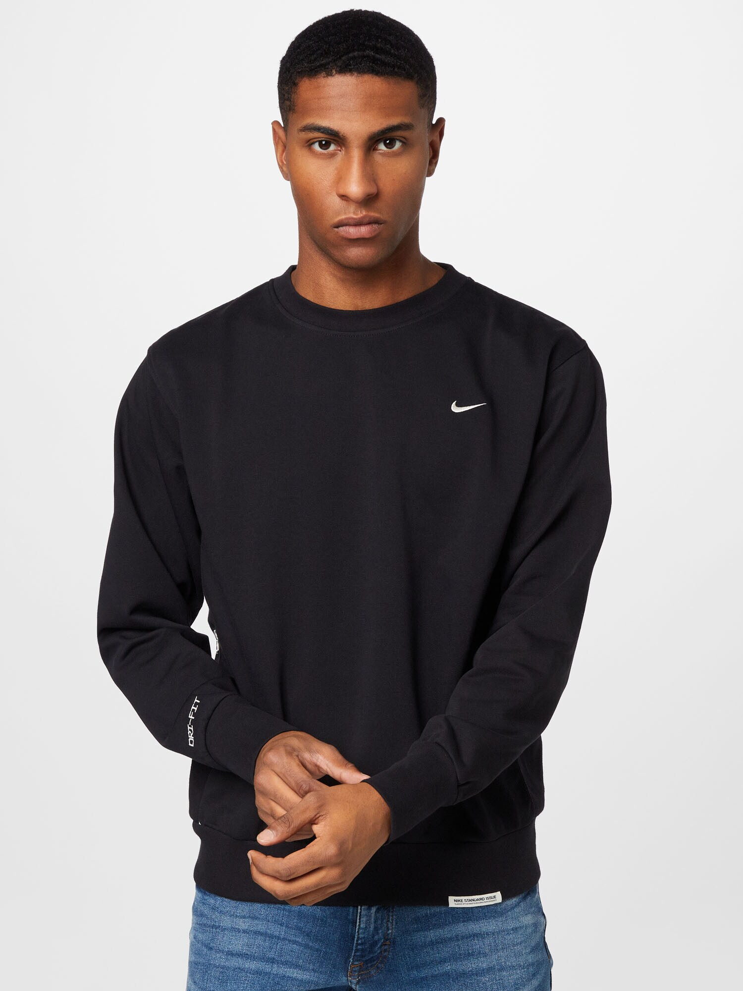 NIKE Hanorac sport negru / alb - Pled.ro