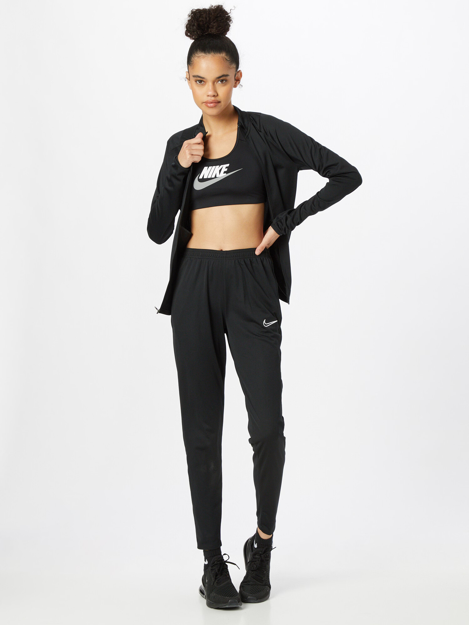 NIKE Îmbrăcaminte sport negru / alb - Pled.ro