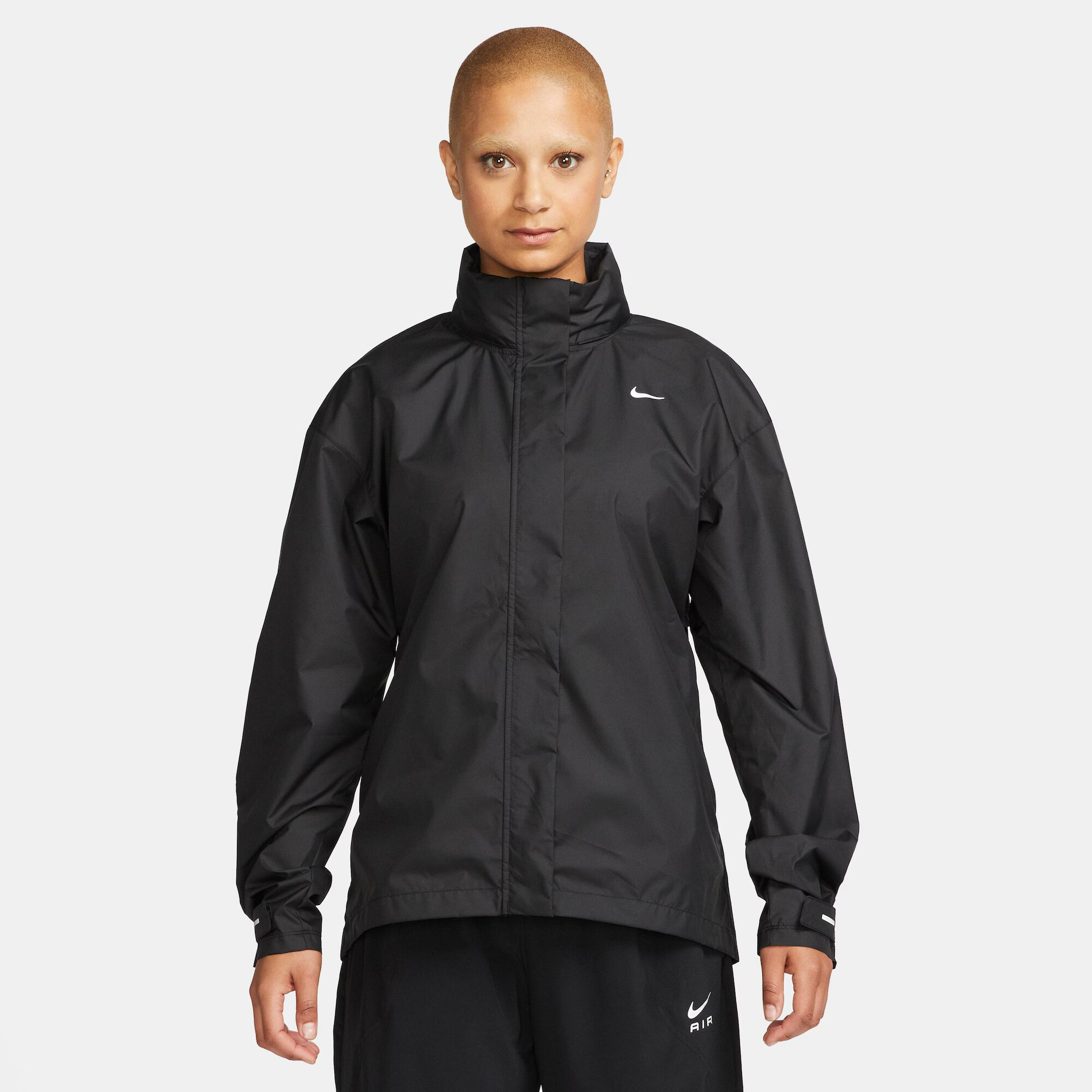 NIKE Geacă sport 'FAST' negru / alb - Pled.ro