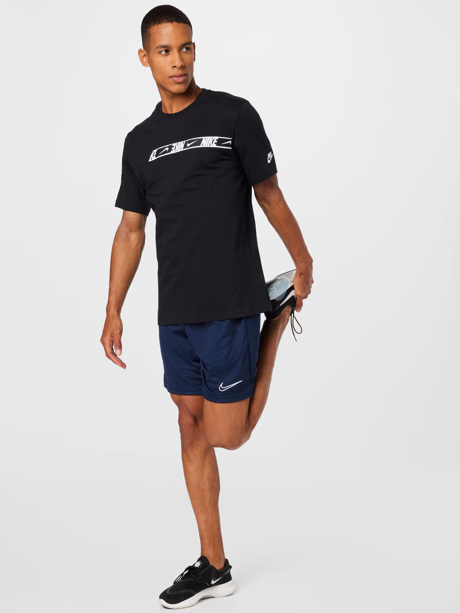 NIKE Pantaloni sport 'Academy' bleumarin / alb - Pled.ro