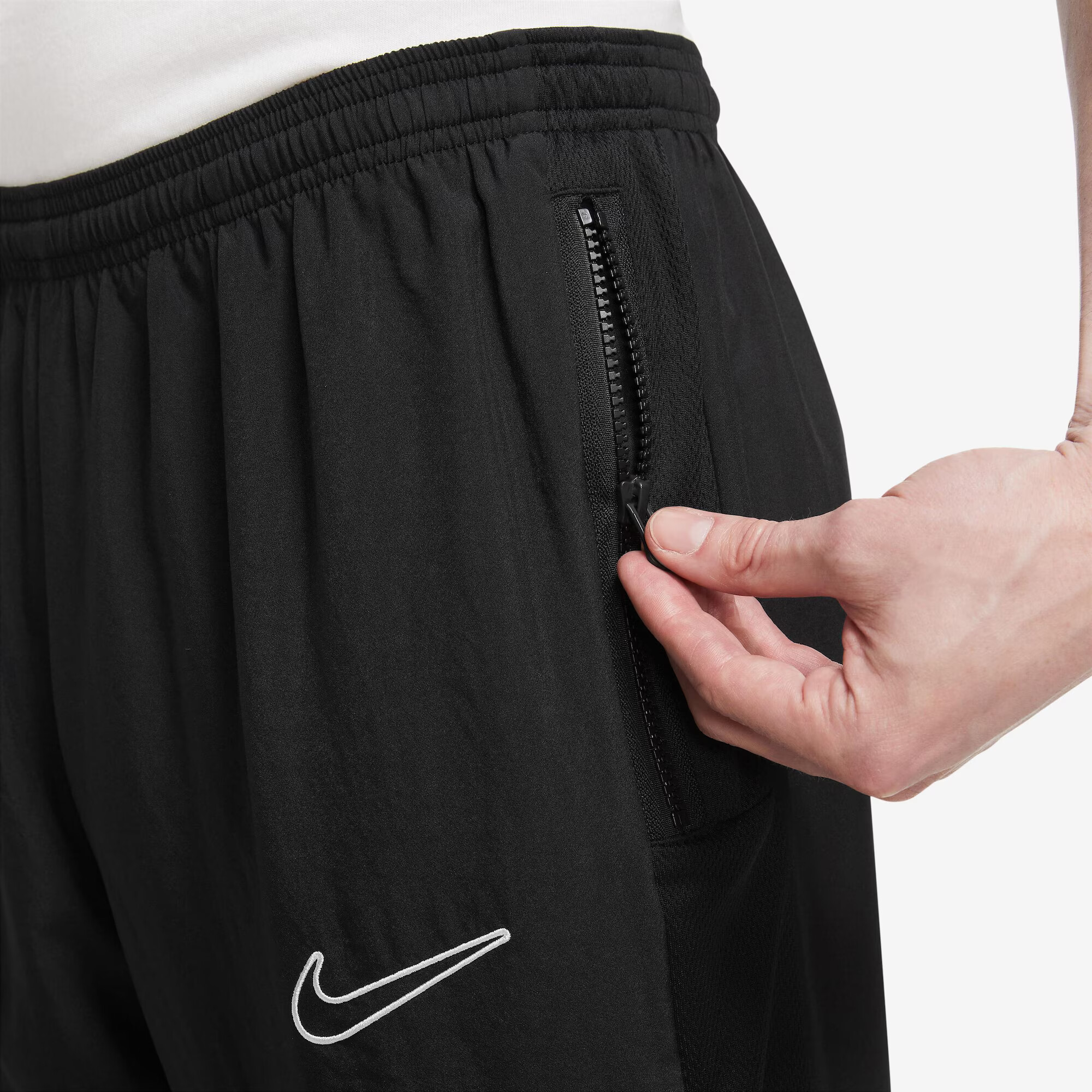 NIKE Pantaloni sport 'Academy23' negru / alb - Pled.ro