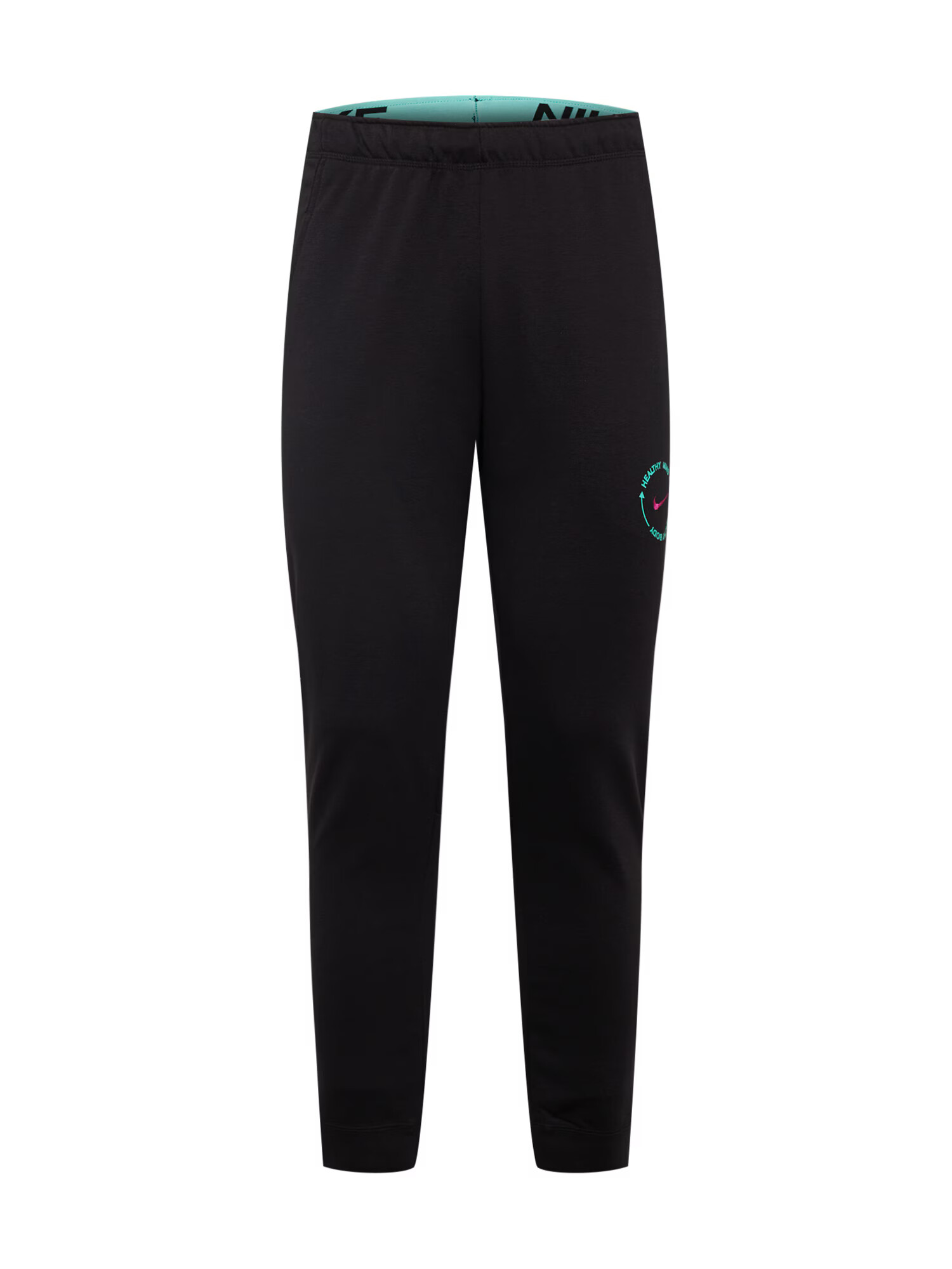 NIKE Pantaloni sport albastru aqua / roz / negru - Pled.ro