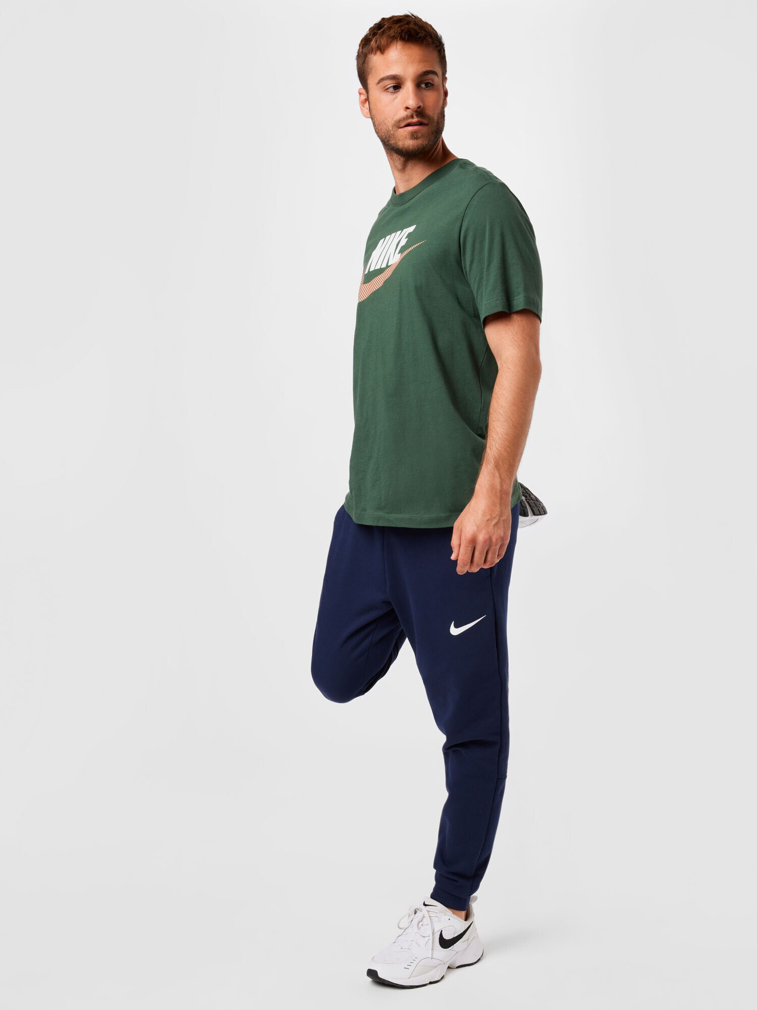 NIKE Pantaloni sport albastru închis / alb - Pled.ro