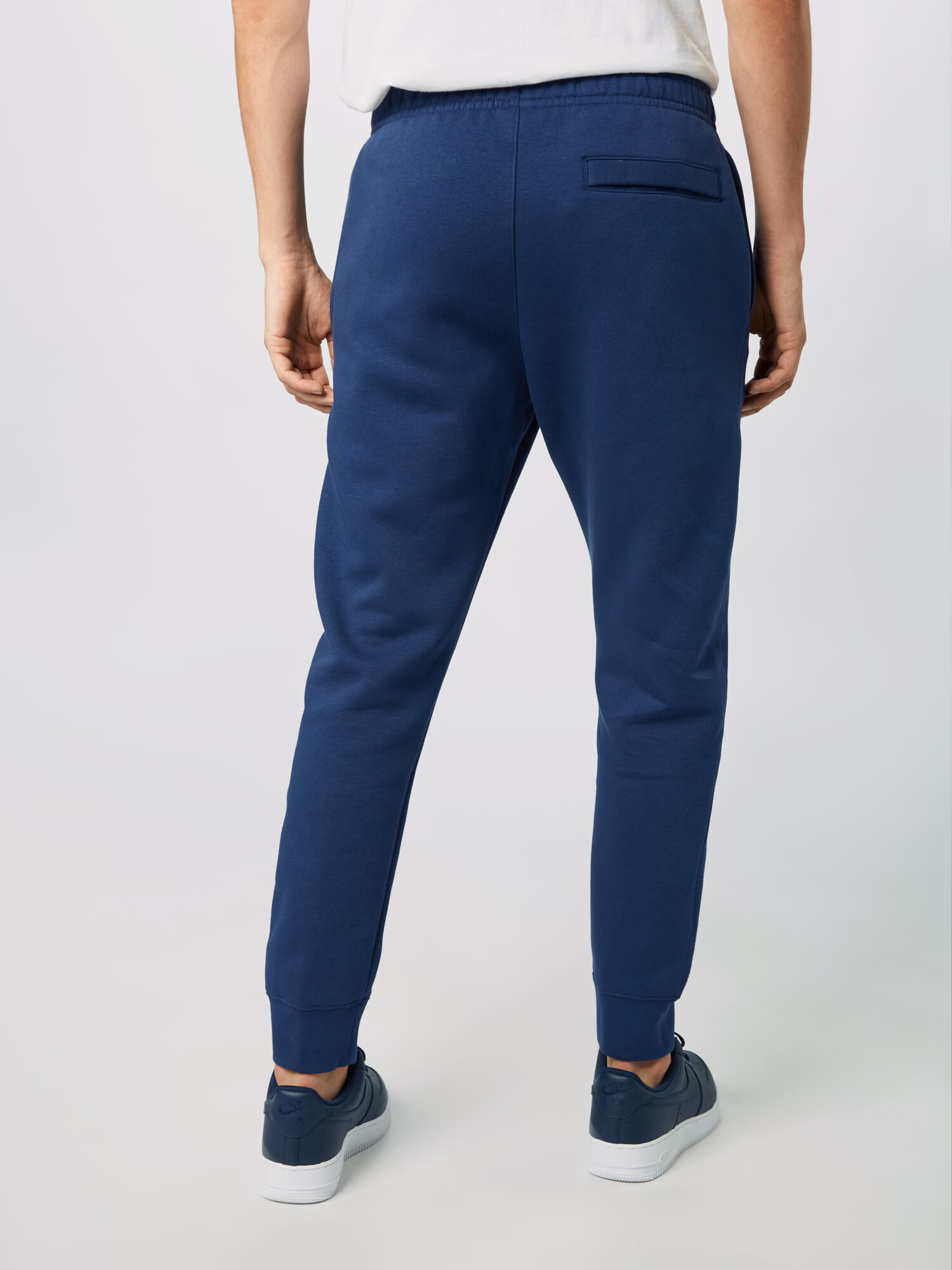 Nike Sportswear Pantaloni 'Club Fleece' albastru marin / alb - Pled.ro