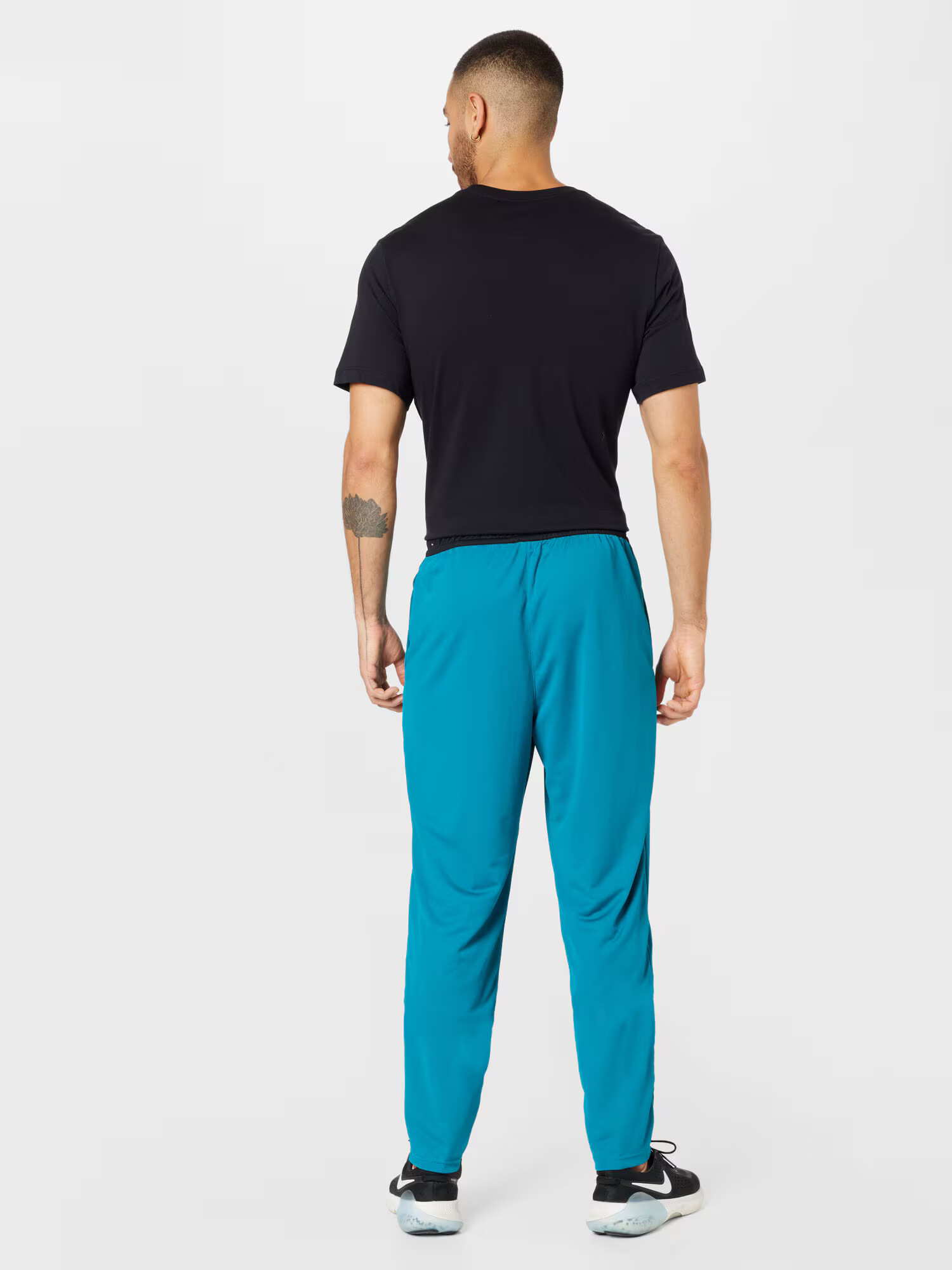 NIKE Pantaloni sport azuriu / negru amestecat / alb - Pled.ro