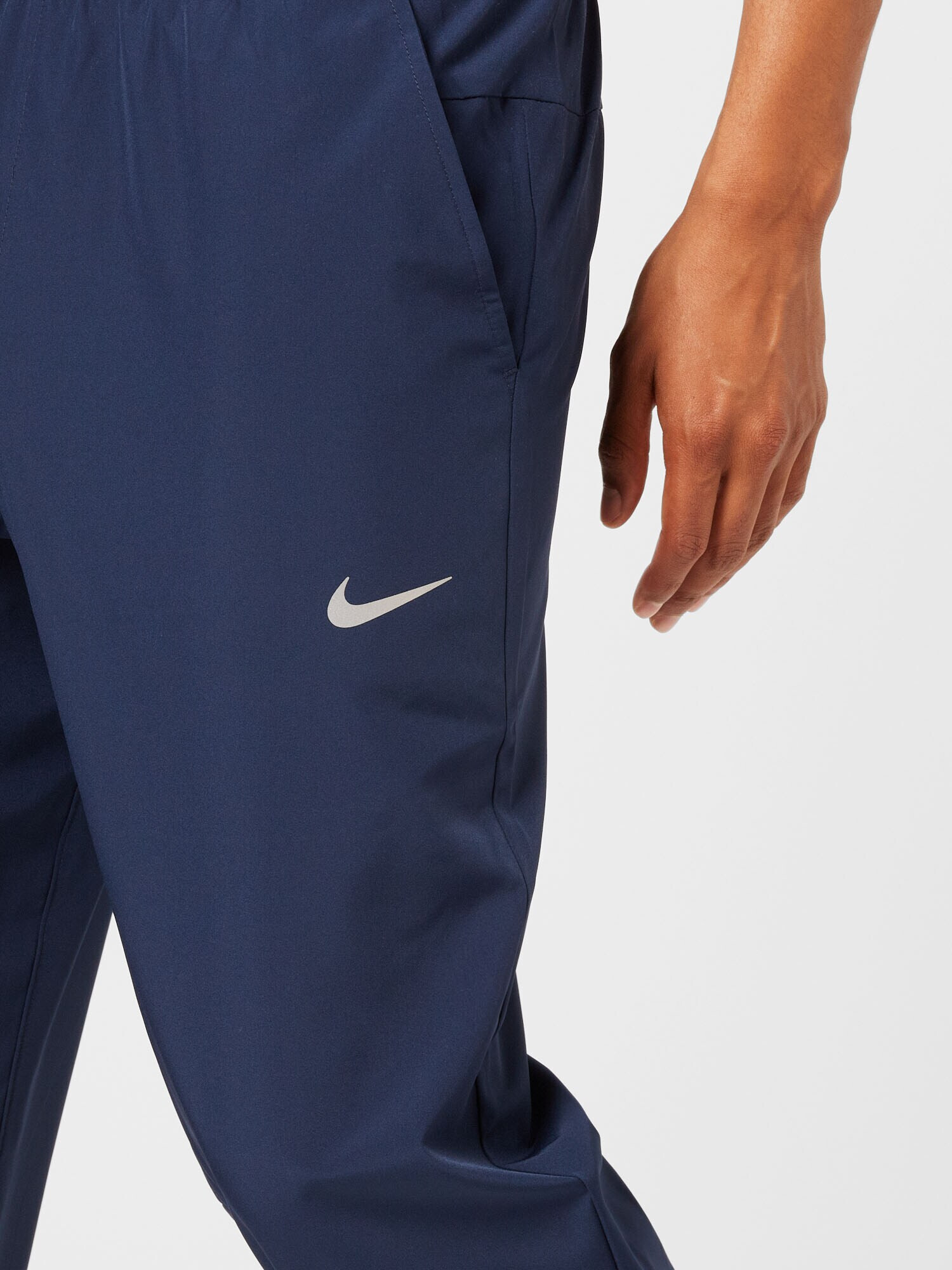 NIKE Pantaloni sport bleumarin / alb - Pled.ro