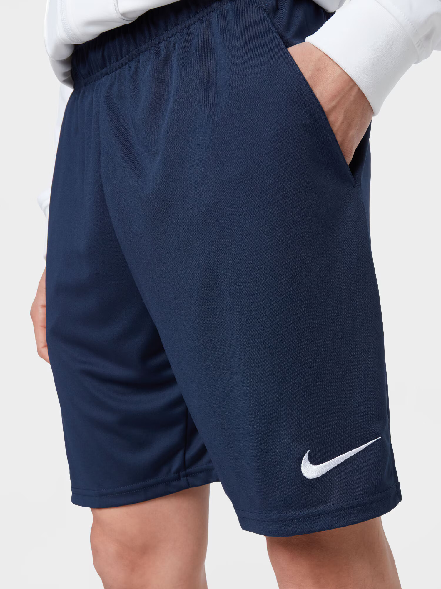 NIKE Pantaloni sport bleumarin / alb - Pled.ro