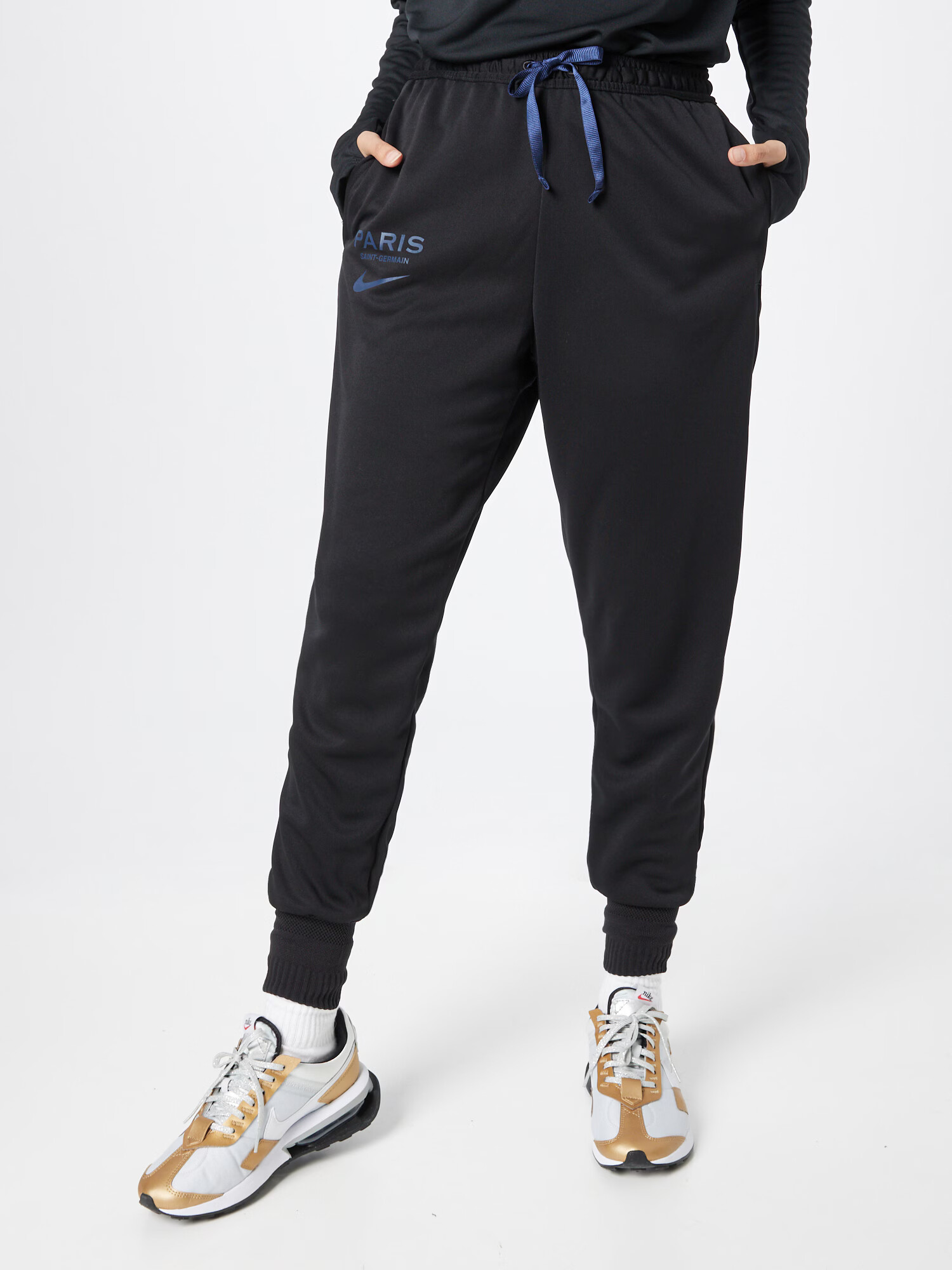 NIKE Pantaloni sport bleumarin / negru - Pled.ro