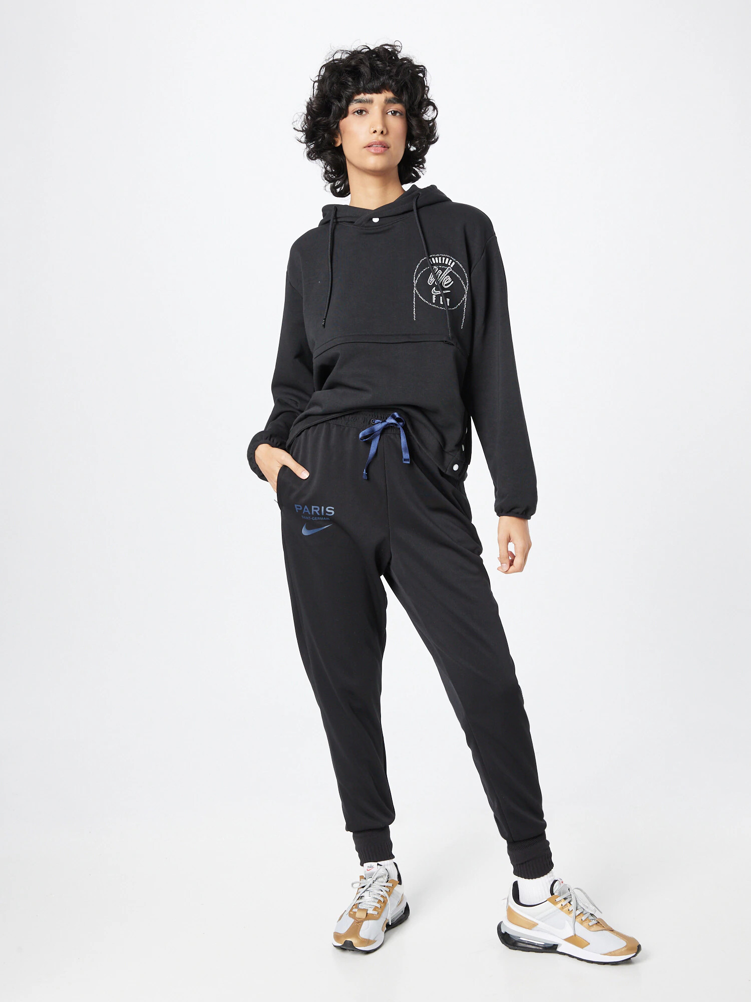 NIKE Pantaloni sport bleumarin / negru - Pled.ro