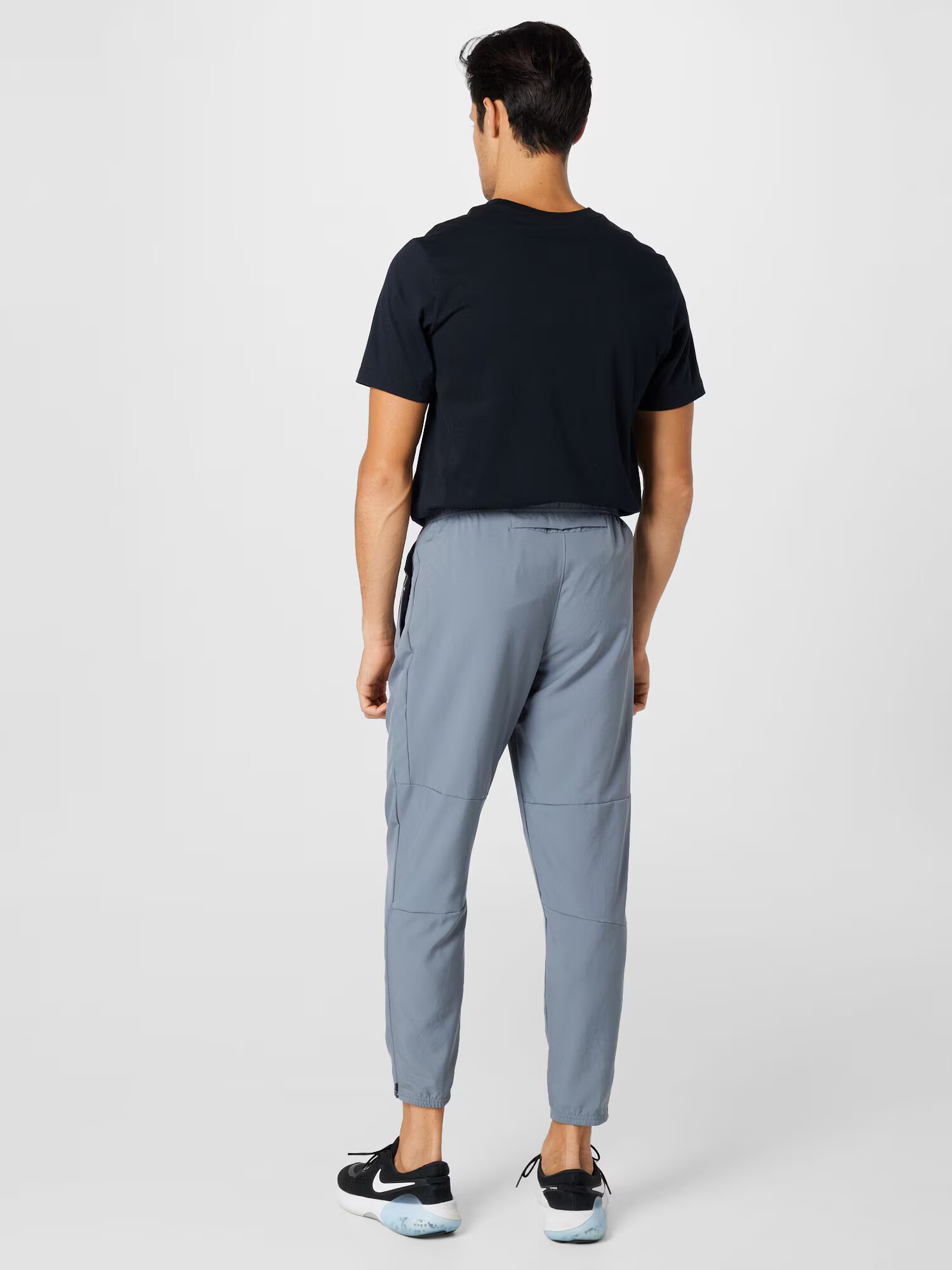 NIKE Pantaloni sport 'Challenger' gri / alb - Pled.ro