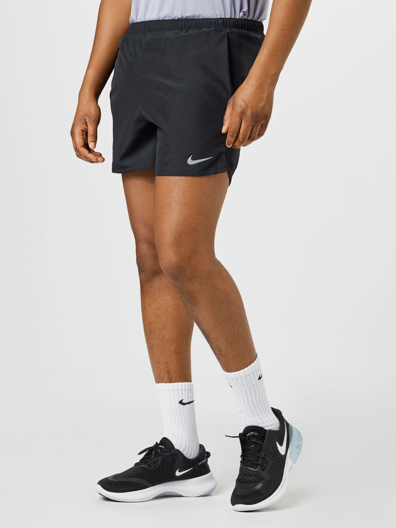 NIKE Pantaloni sport 'Challenger' gri / negru - Pled.ro