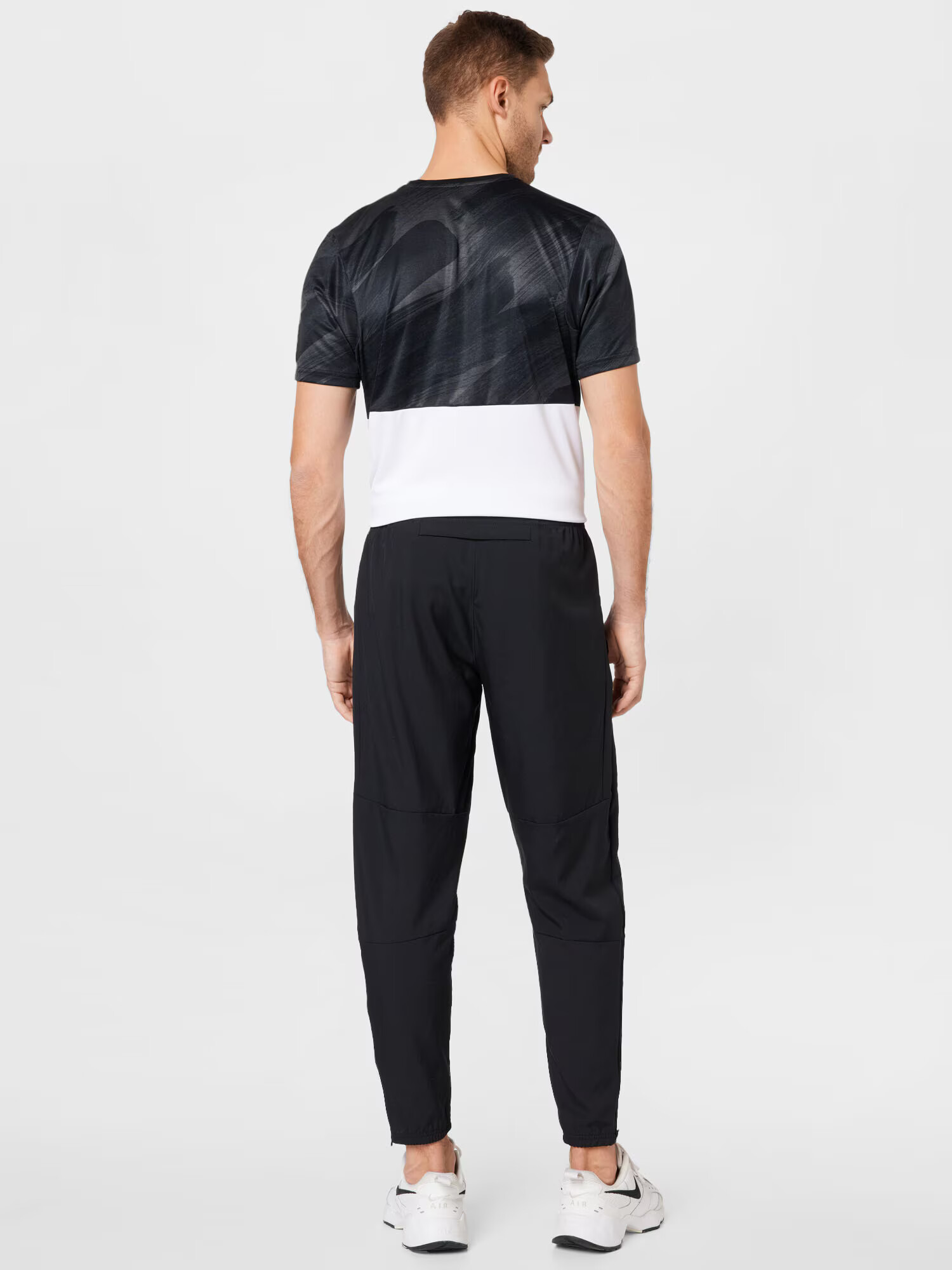 NIKE Pantaloni sport 'Challenger' negru / alb - Pled.ro