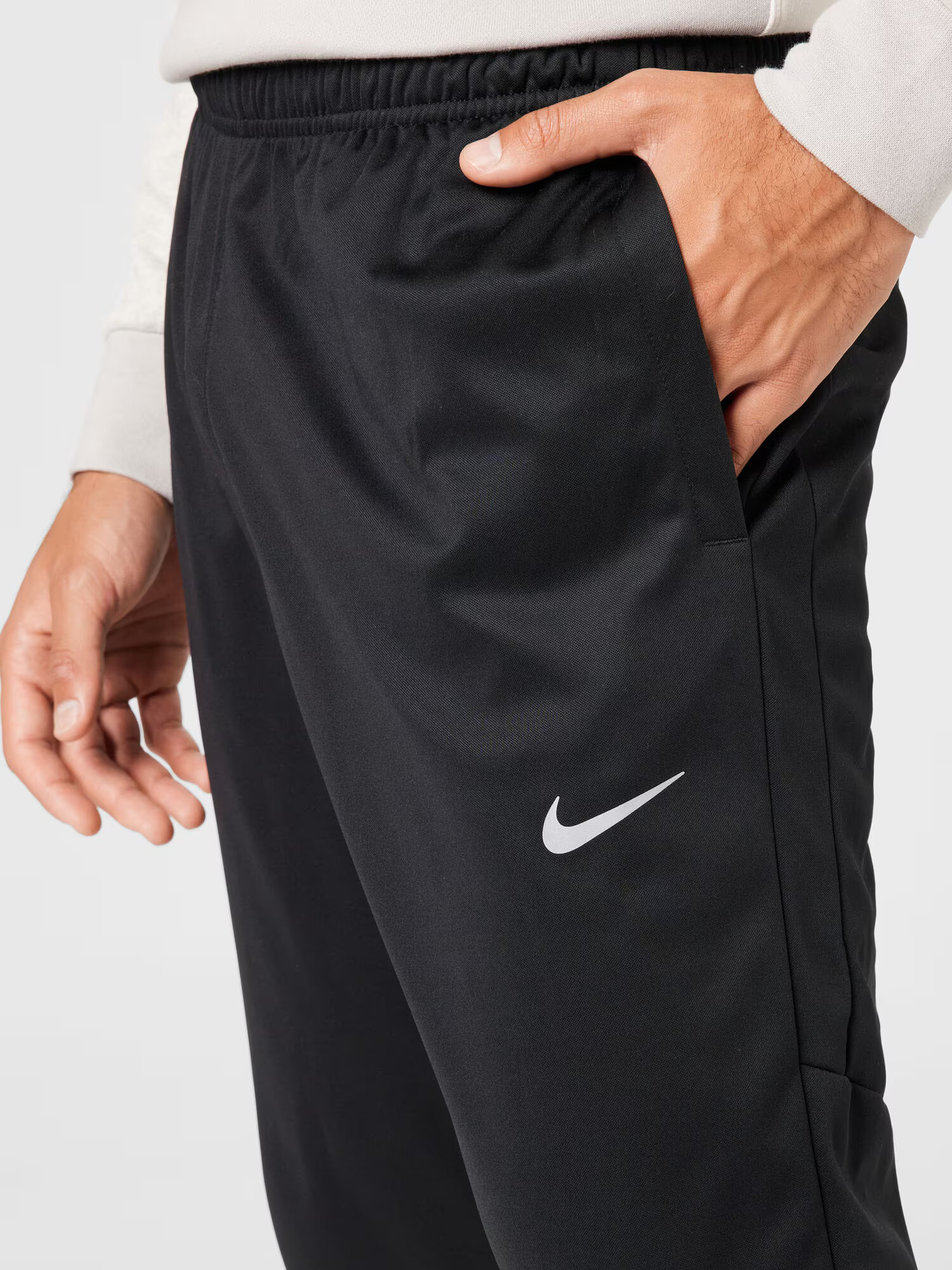 NIKE Pantaloni sport 'Challenger' negru / alb - Pled.ro