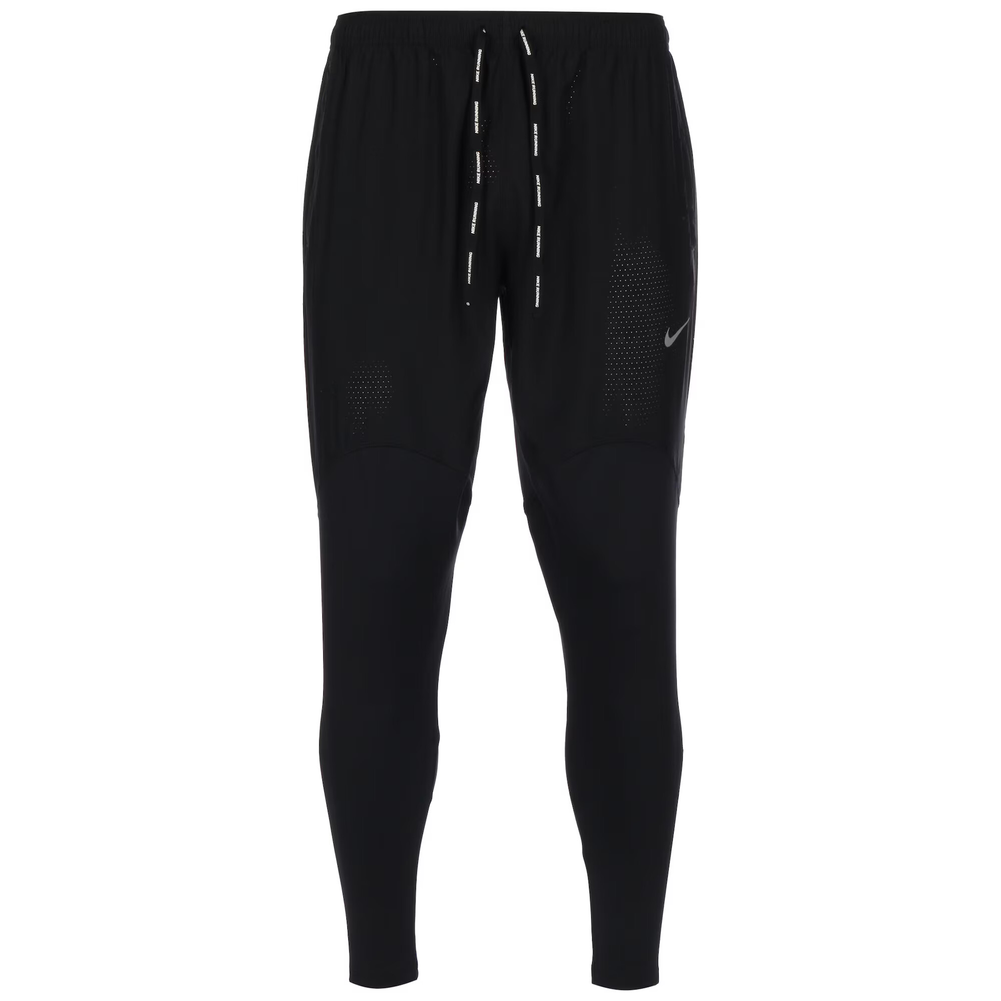 NIKE Pantaloni sport 'Fast' negru / argintiu - Pled.ro