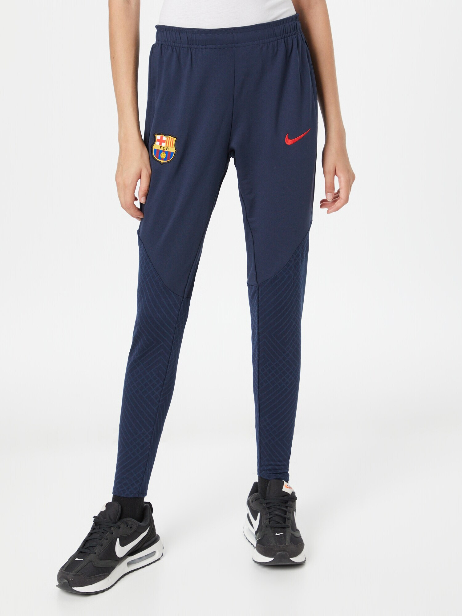 NIKE Pantaloni sport 'FC Barcelona' albastru noapte / galben / roșu - Pled.ro