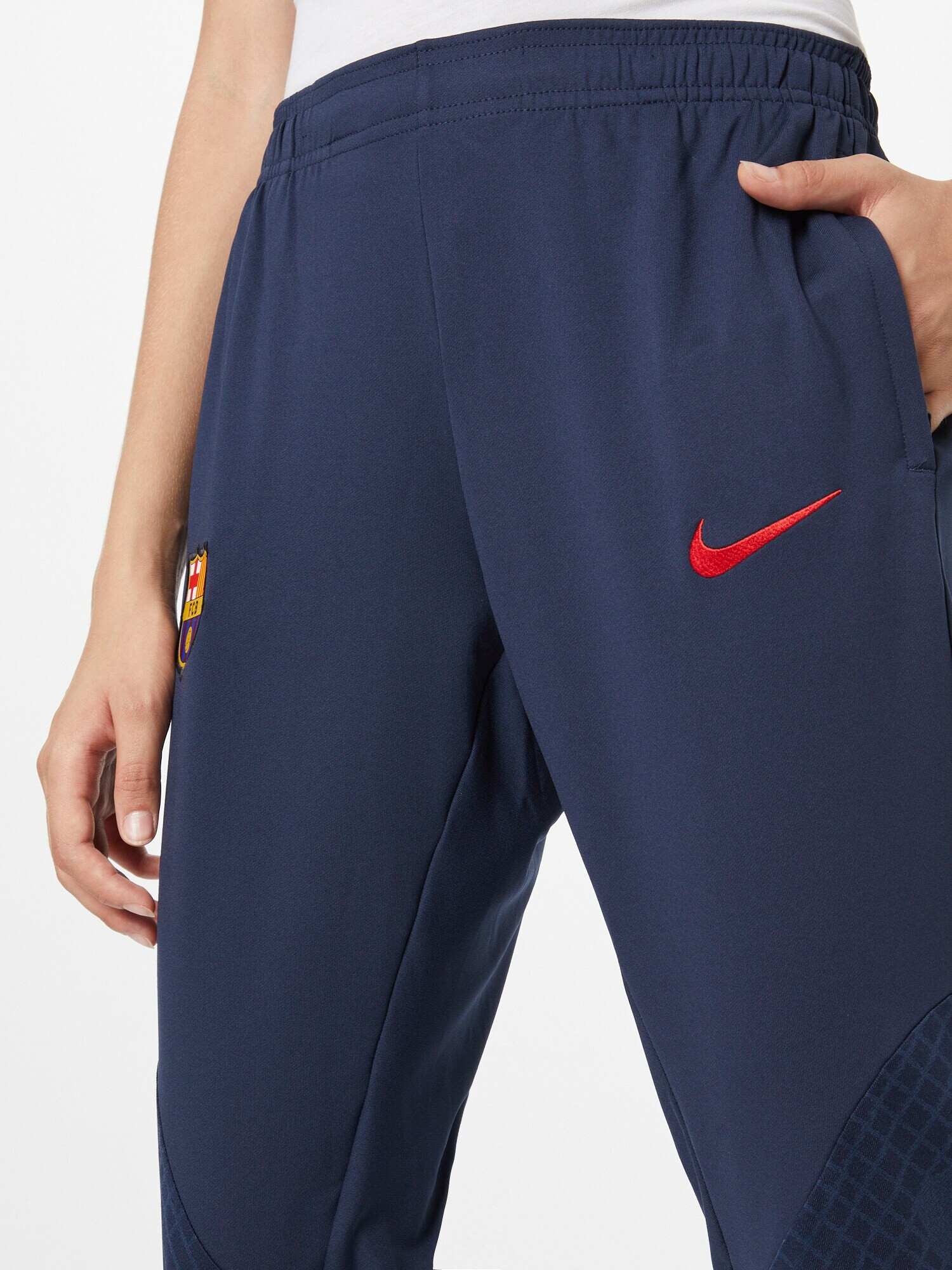 NIKE Pantaloni sport 'FC Barcelona' albastru noapte / galben / roșu - Pled.ro