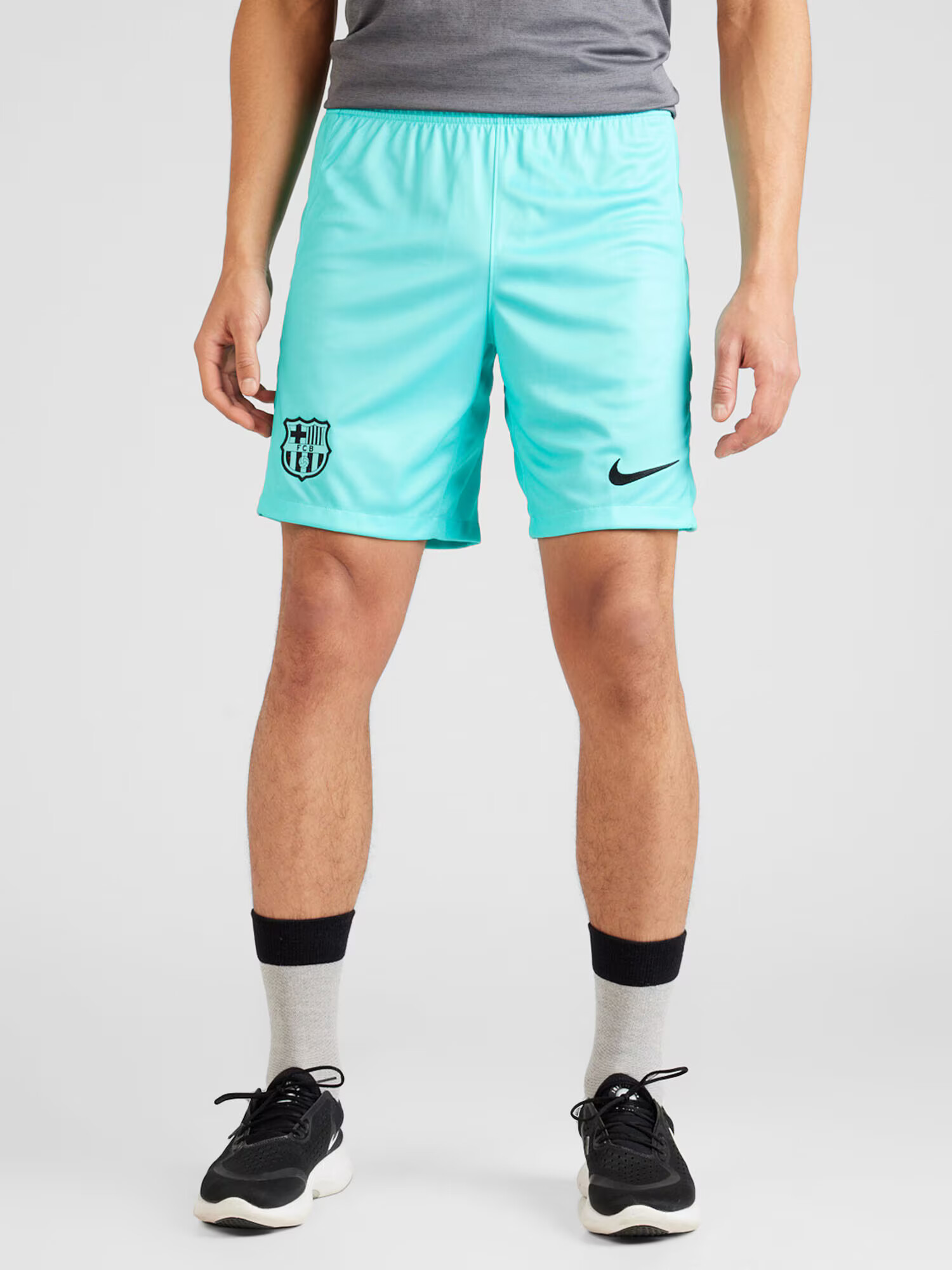 NIKE Pantaloni sport 'FC Barcelona' turcoaz / negru - Pled.ro