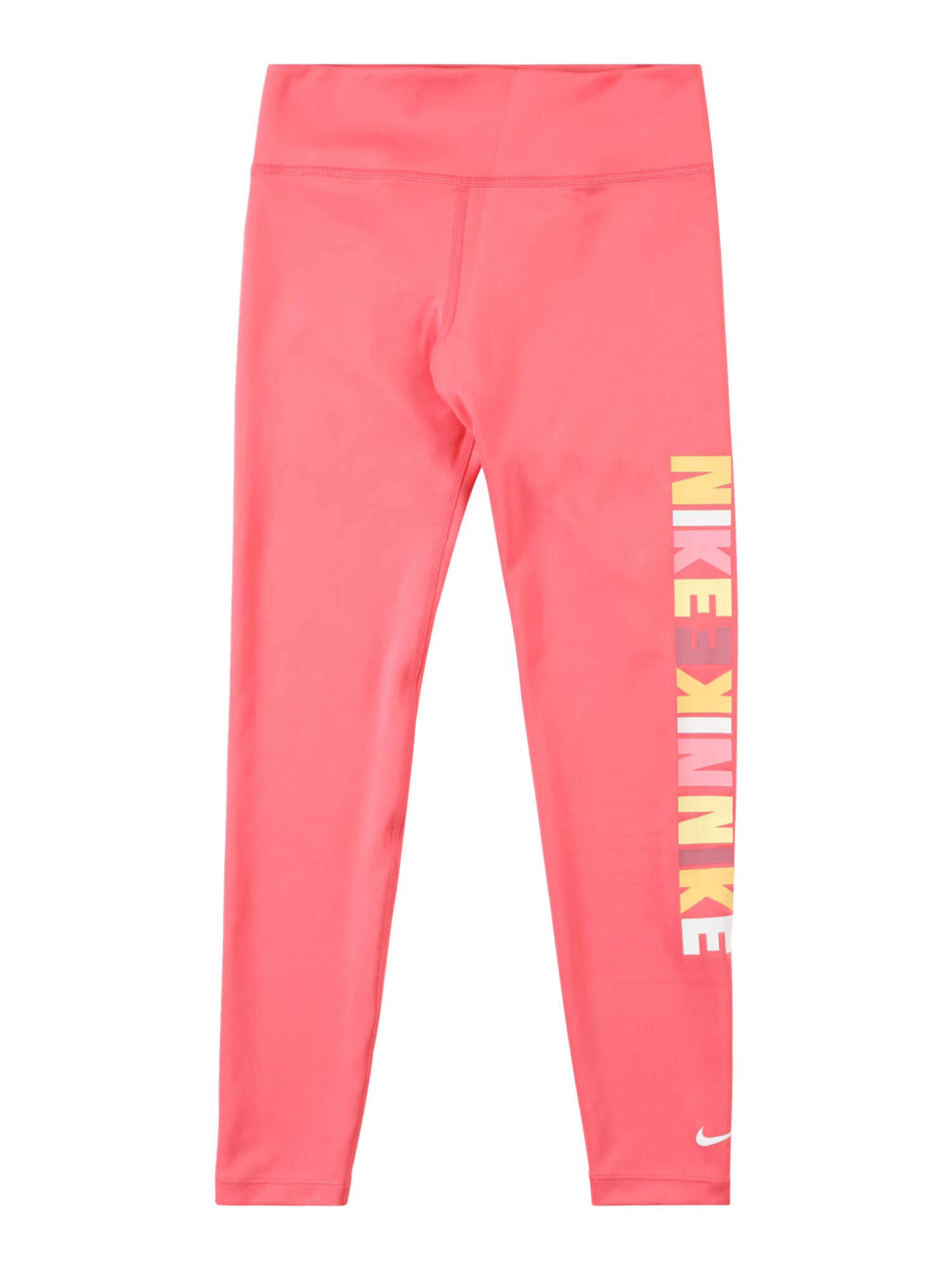 NIKE Pantaloni sport galben / corai / roz / alb - Pled.ro