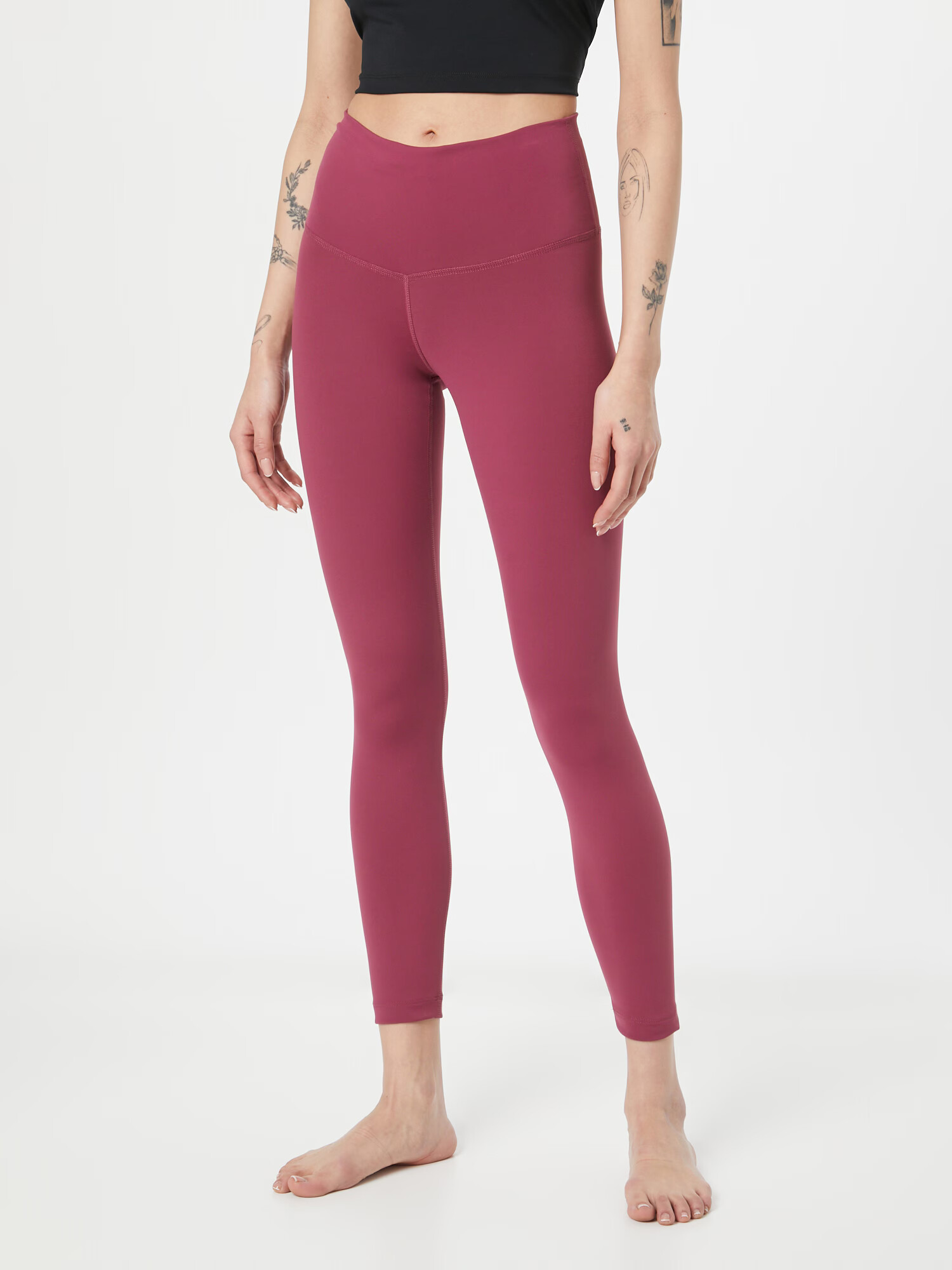 NIKE Leggings gri argintiu / roz pitaya - Pled.ro