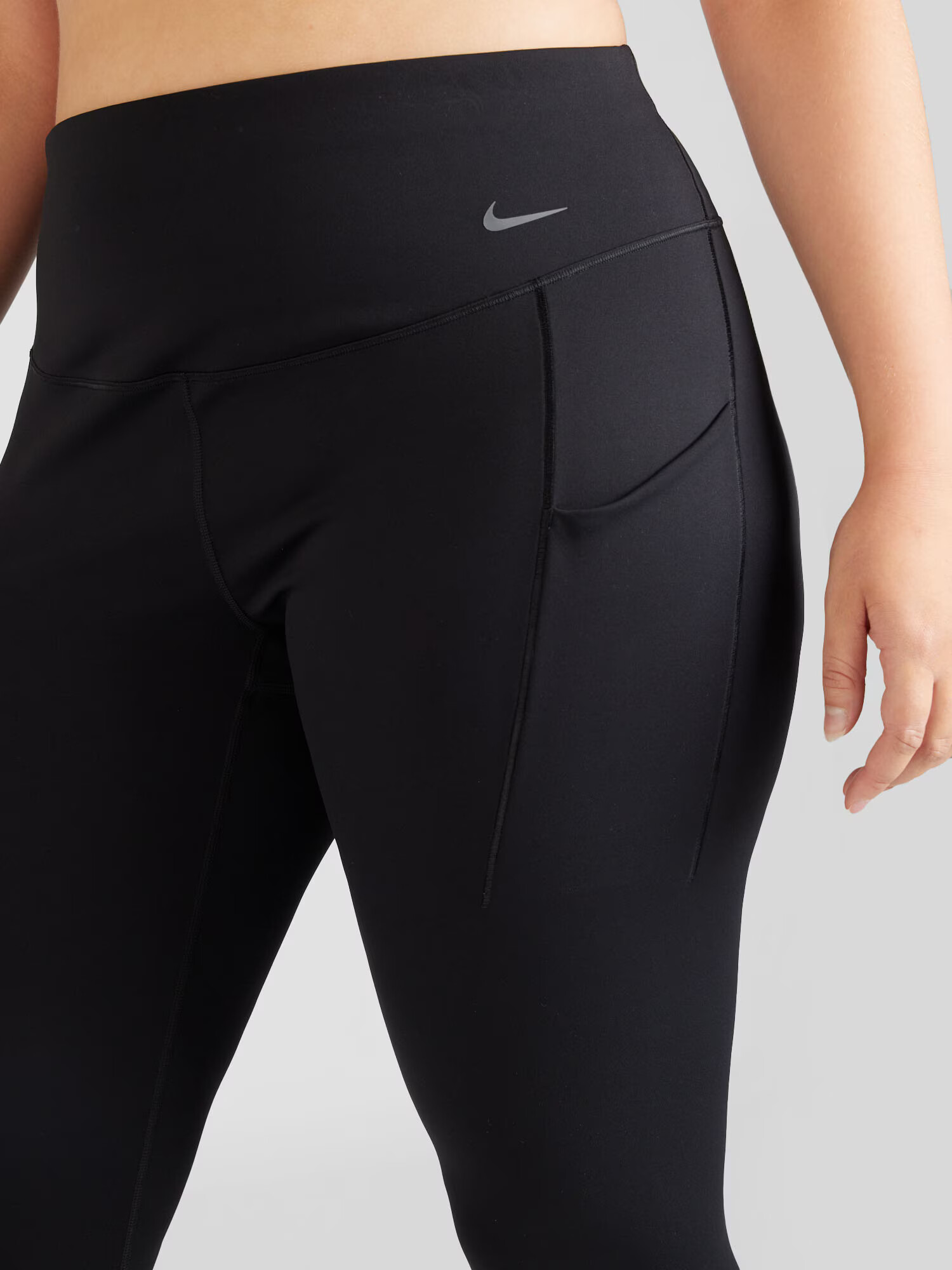 Nike Sportswear Pantaloni sport gri deschis / negru - Pled.ro